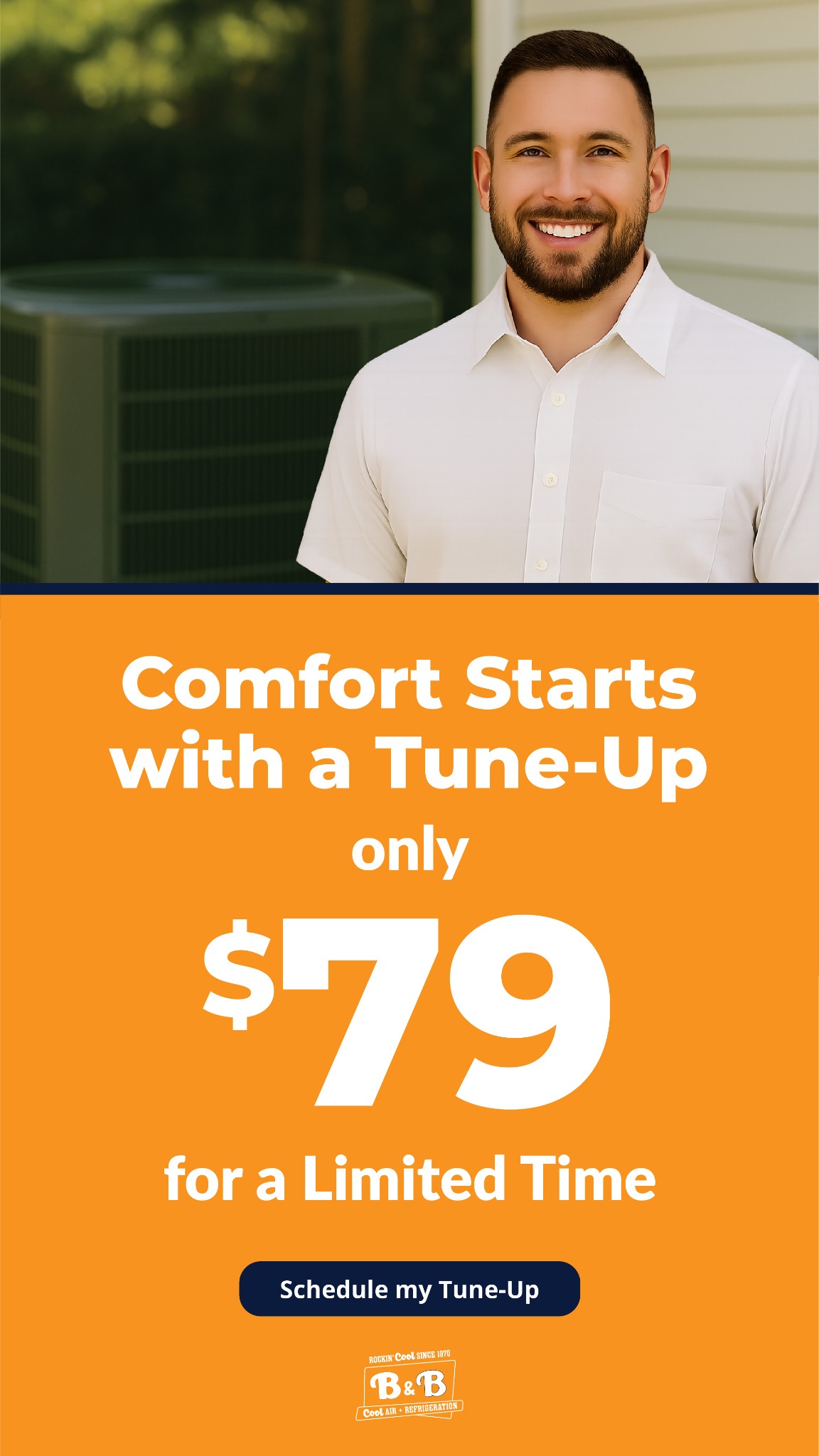 B&B Cool Air, Inc. HVAC ad creative