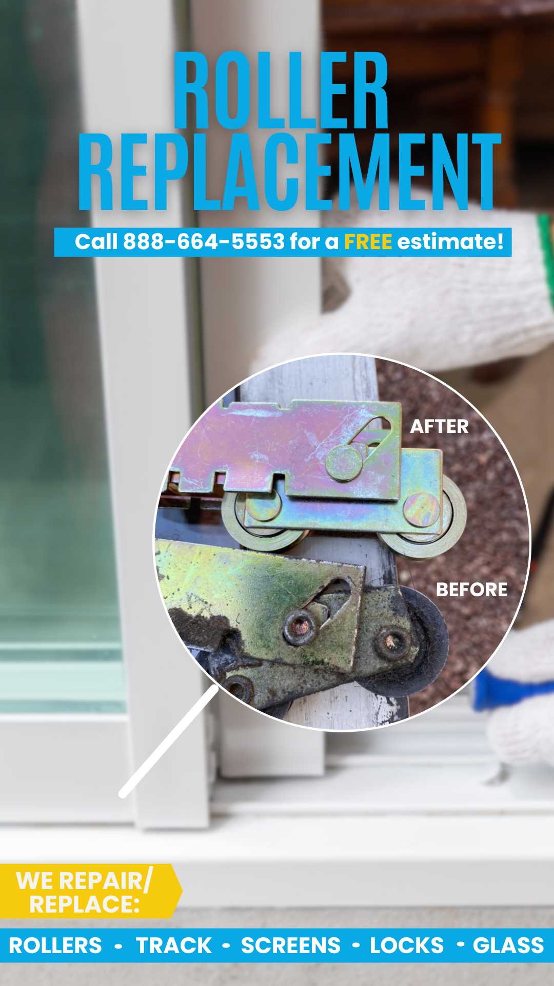 Kings Sliding Door Handyman ad creative