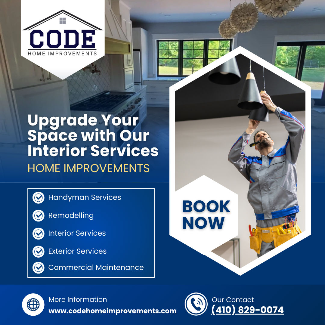 CODE Home Improvements General Contractor ad creative