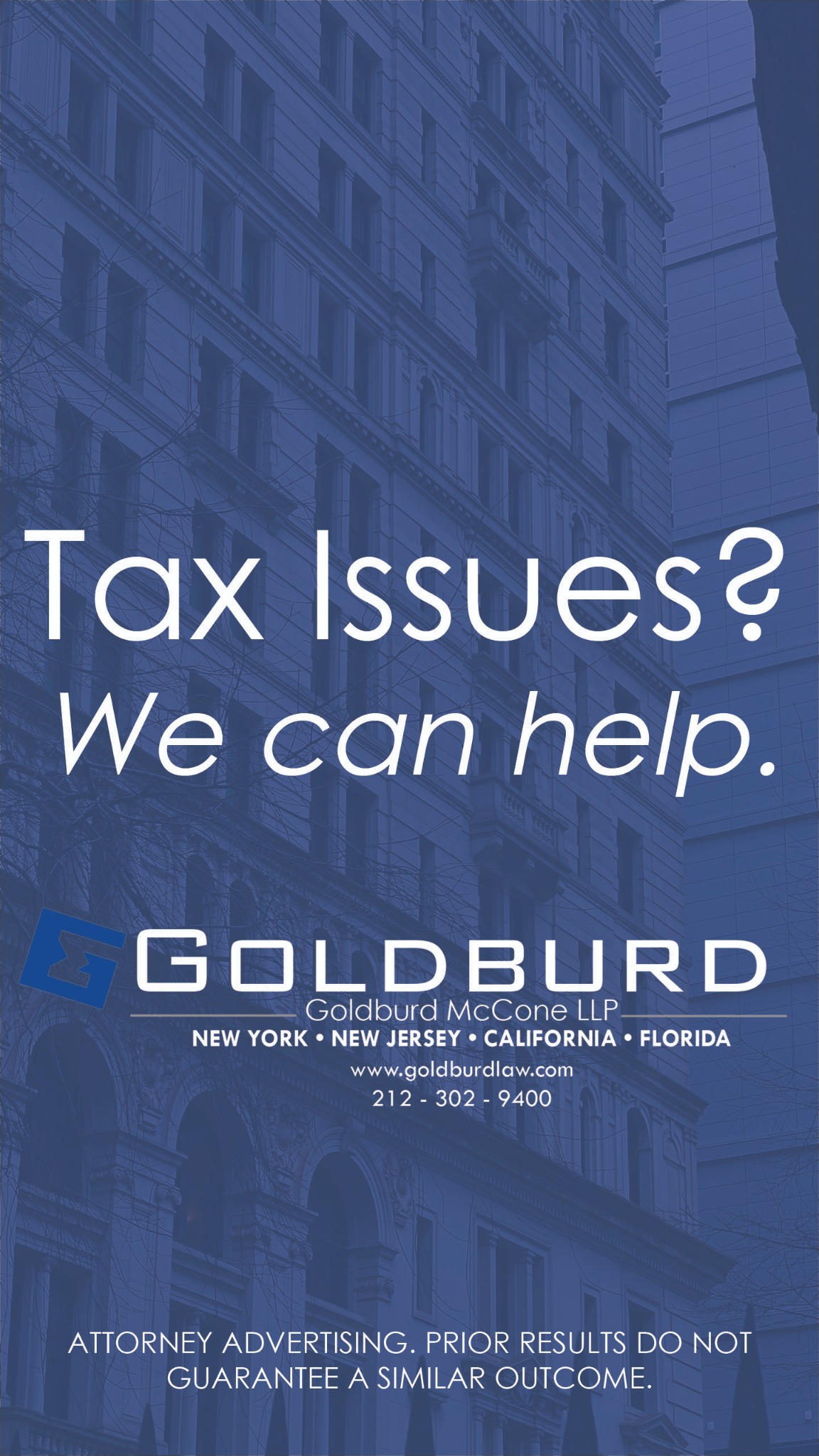 If the IRS contacts you, contact us.