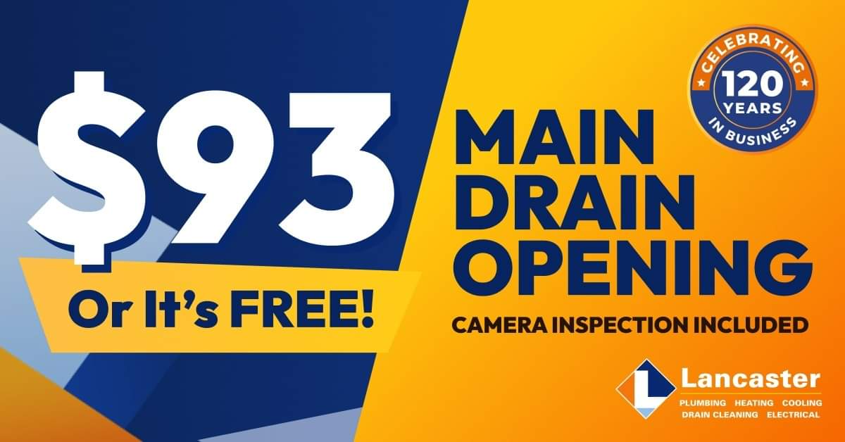 Lancaster Plumbing, Heating, Cooling & Electrical Plumber ad creative