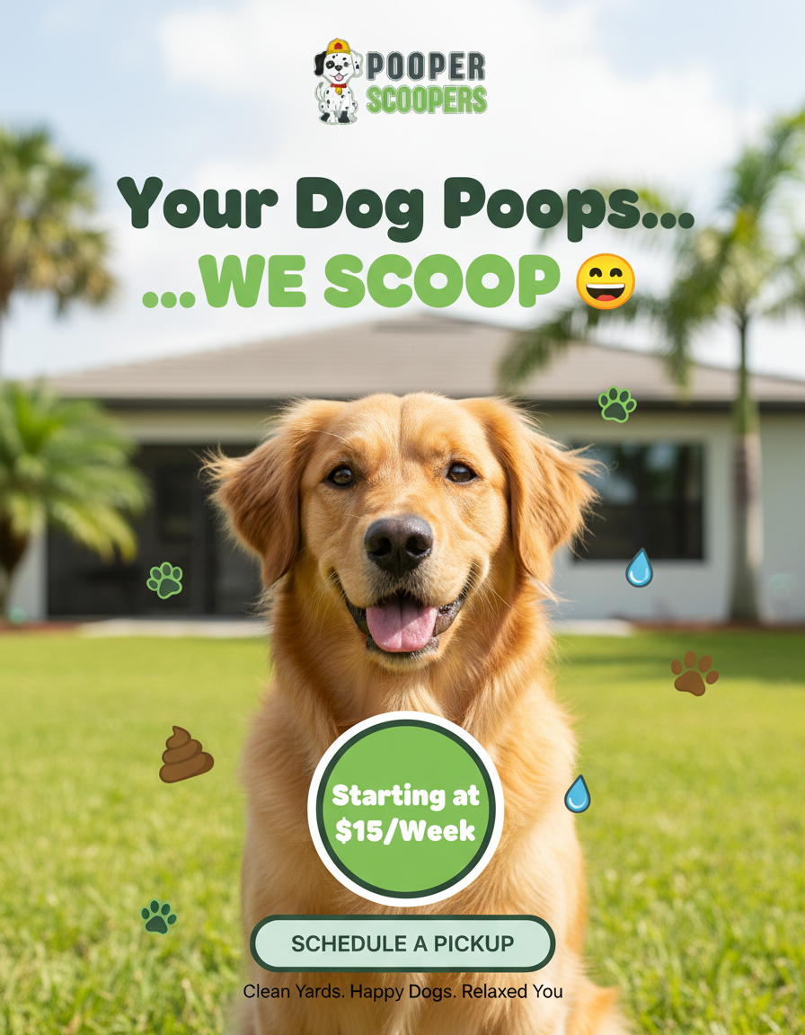 Your Dog Poops. We Scoop.