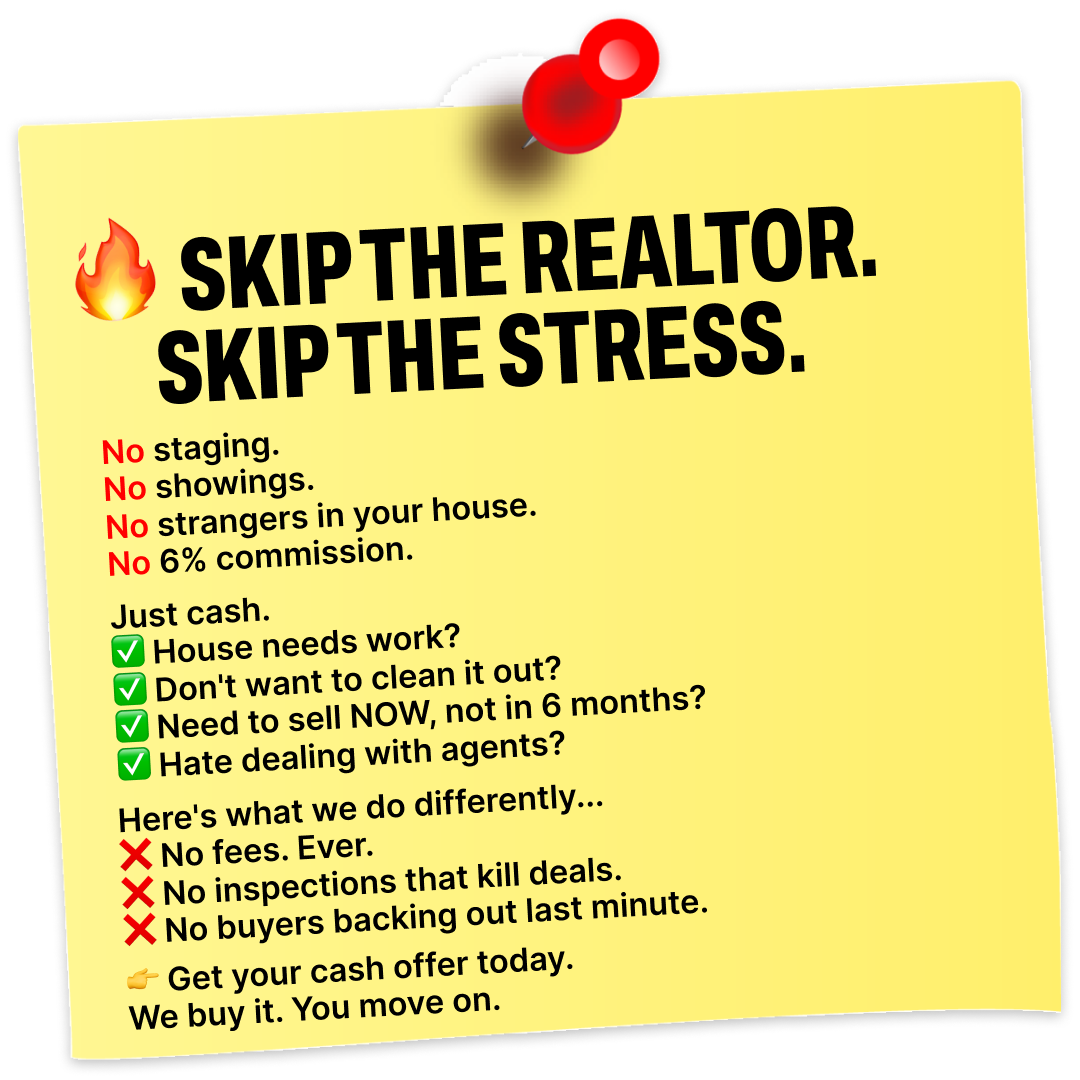 Get a cash offer on your house in any condition.