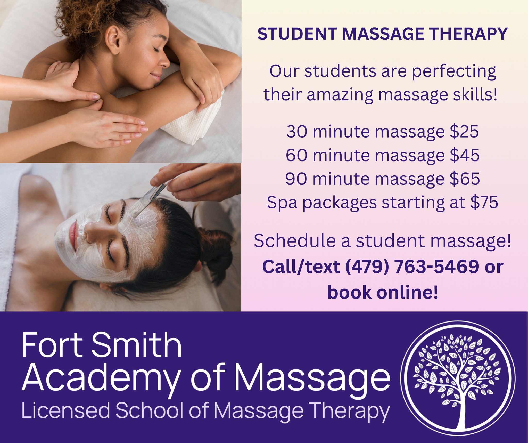 Student Massage Clinic & Spa | Massage School