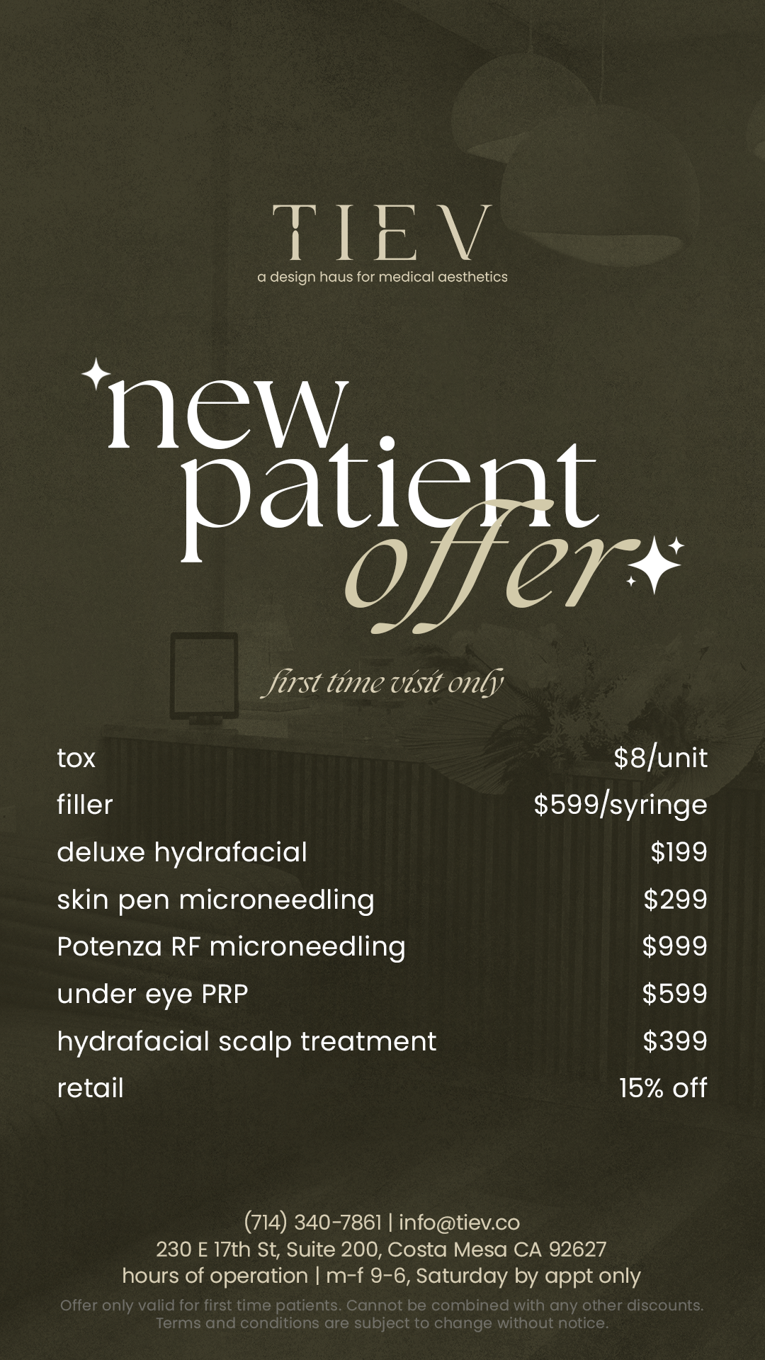 TIEV Medspa Med Spa ad creative