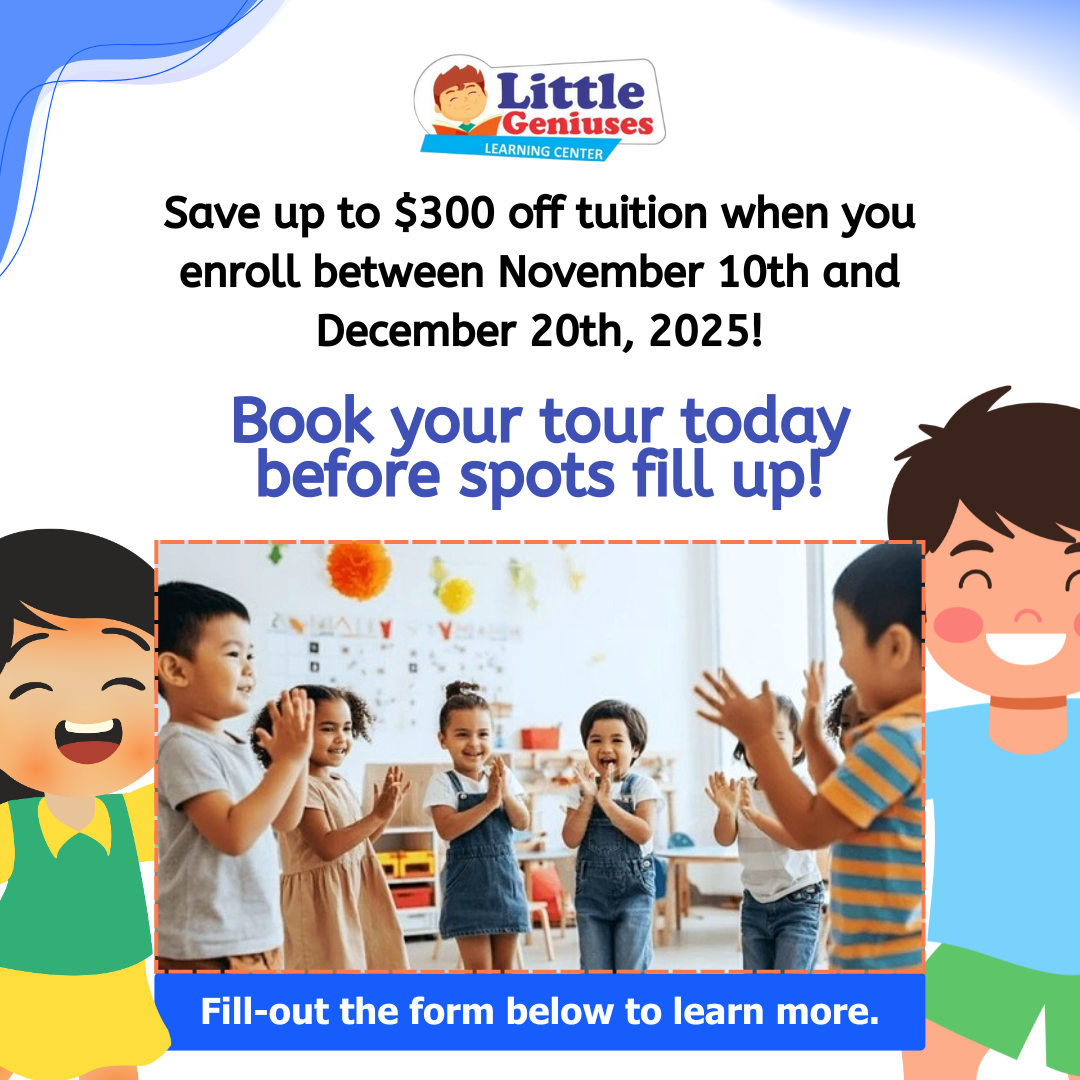 Little Geniuses Learning Center Daycare ad creative