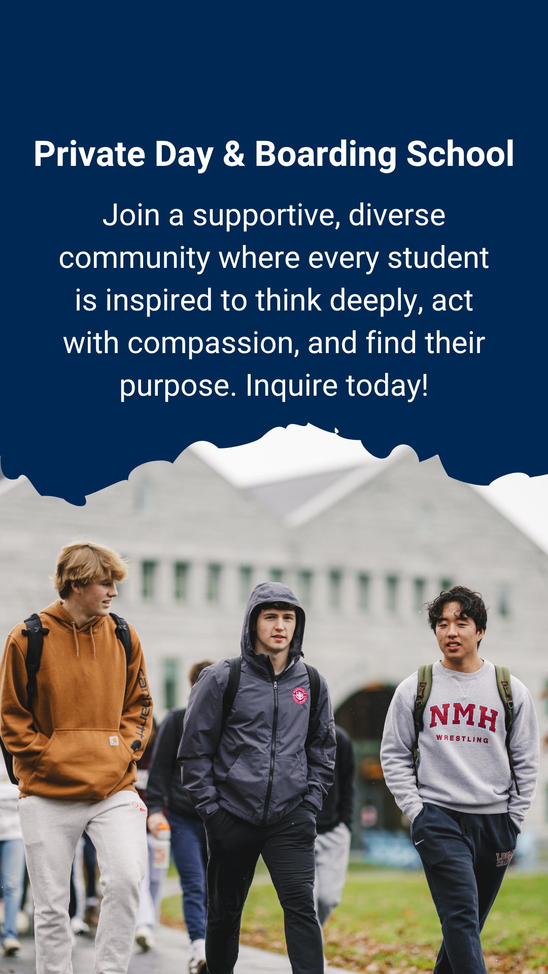 Northfield Mount Hermon NMH Preschool ad creative