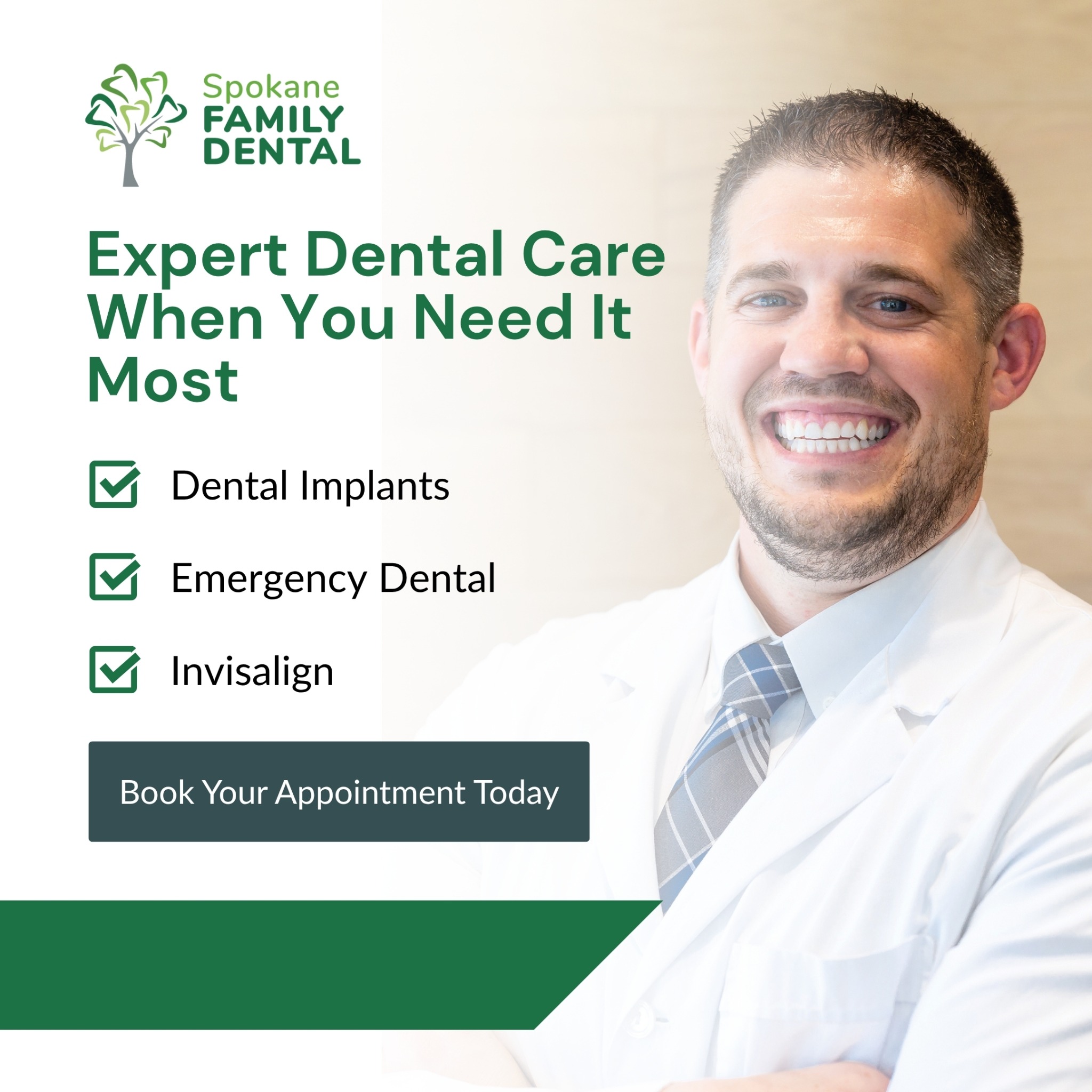 Spokane Family Dental General Dentist ad creative