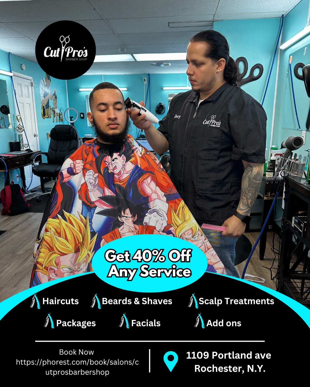 Cut Pro's 40% Off All Services Coupon