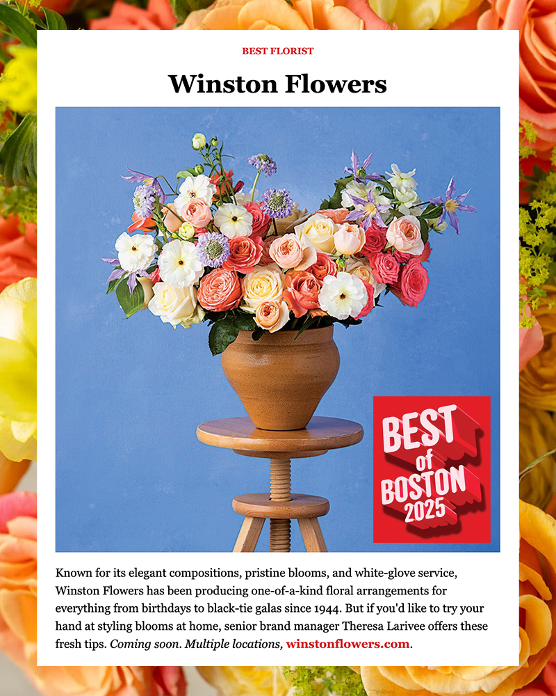 Winston Flowers Florist ad creative