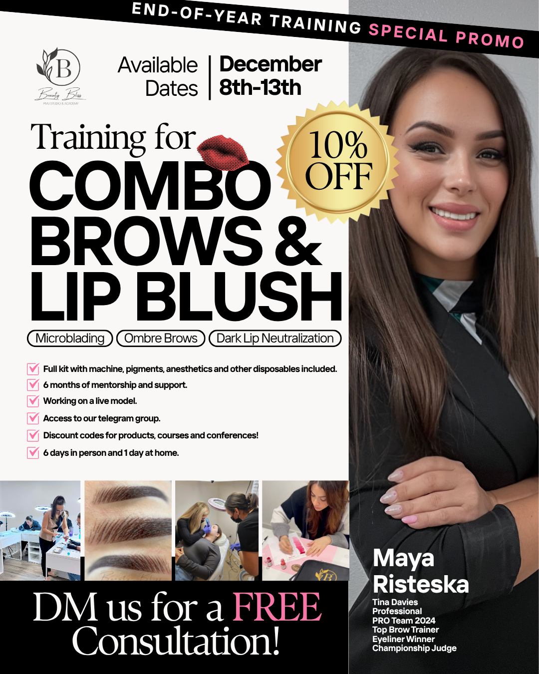 Beauty Bliss Tampa Eyelash & Brow Studio ad creative