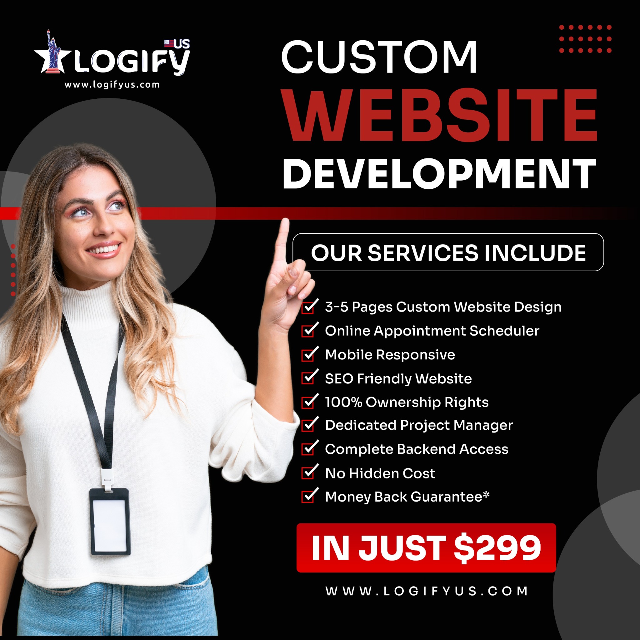 Logifyus Software Dev Services ad creative