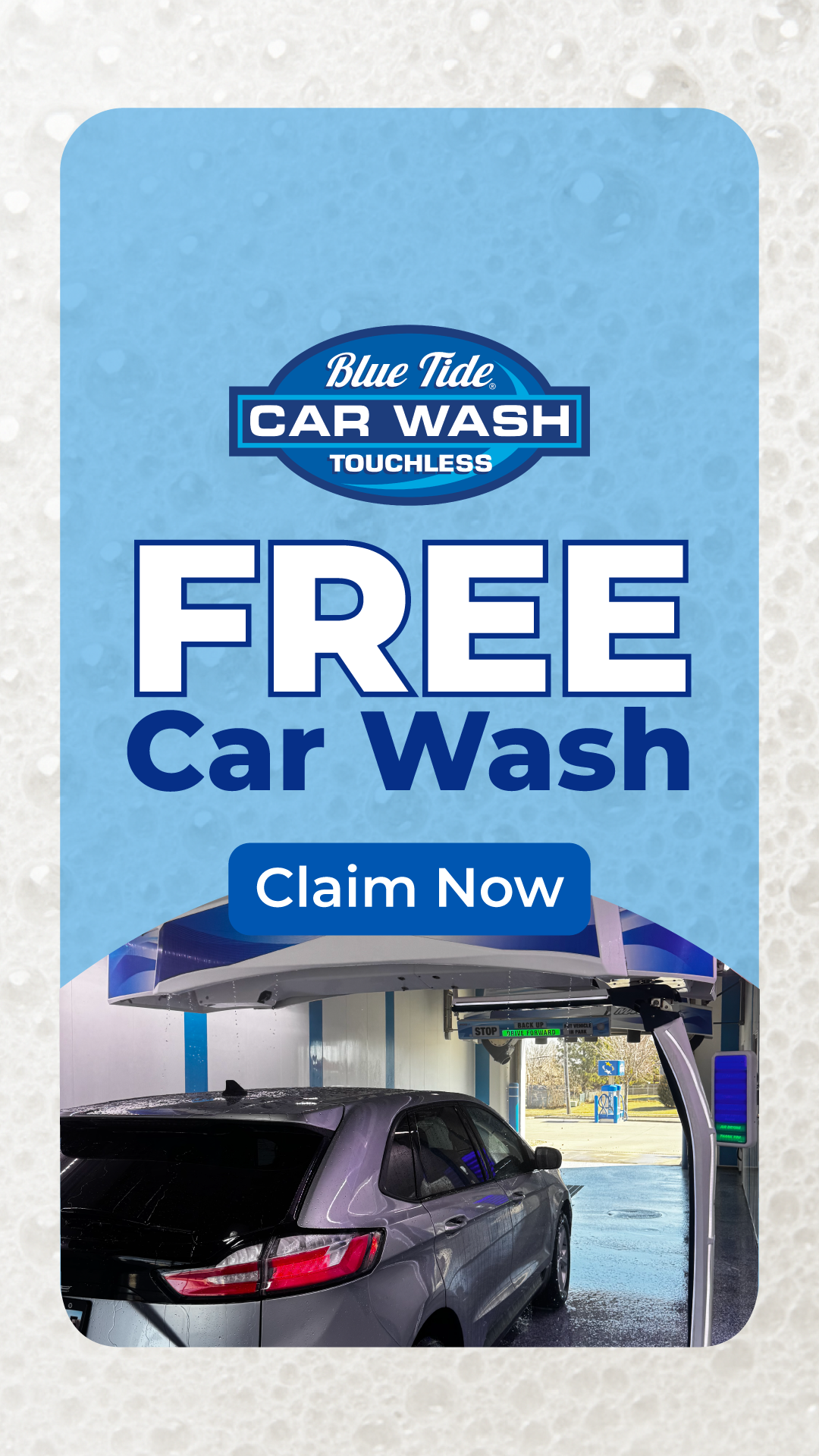 Blue Tide Car Wash South Dakota Car Wash ad creative