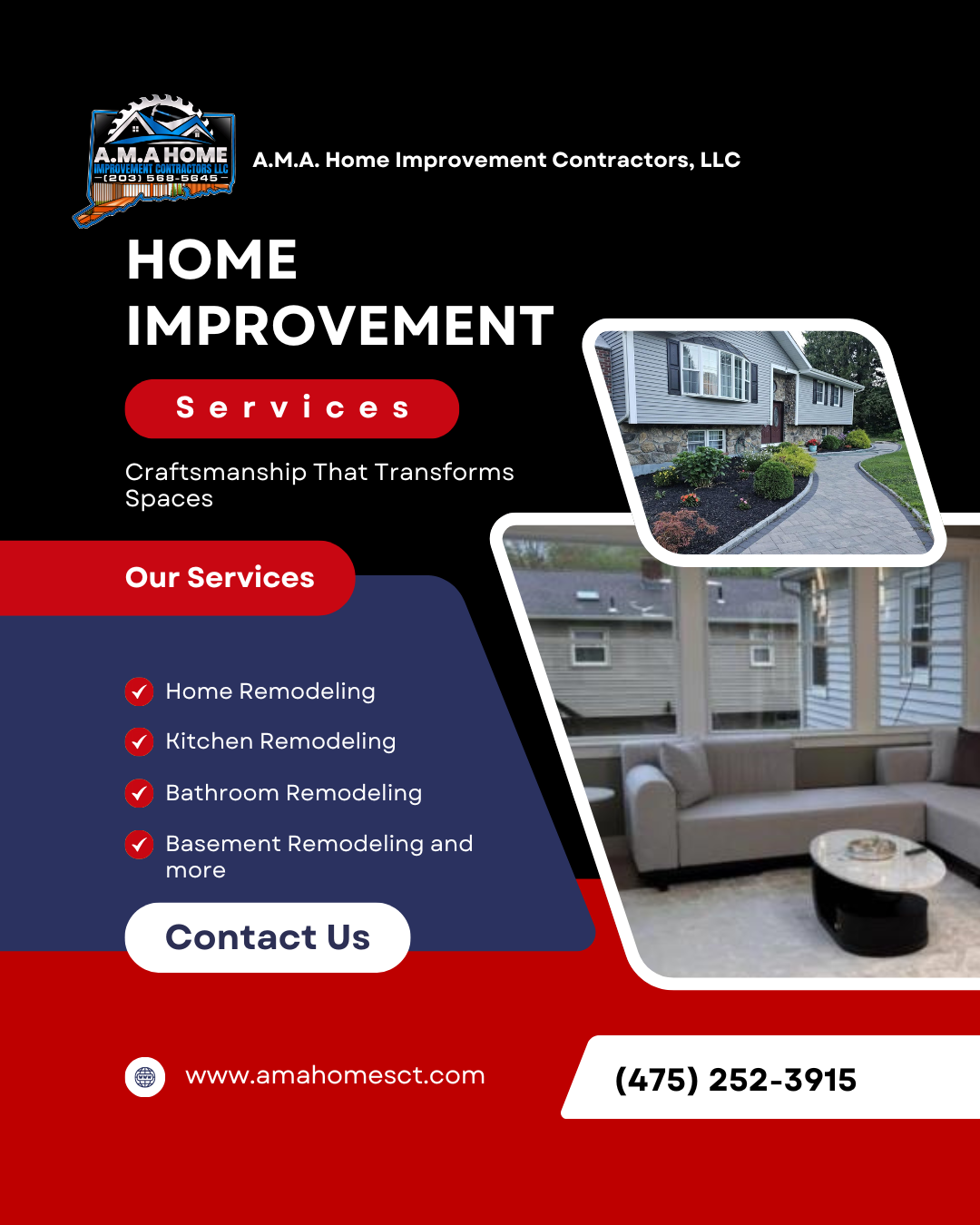Ama Home Improvement Contractors LLC General Contractor ad creative