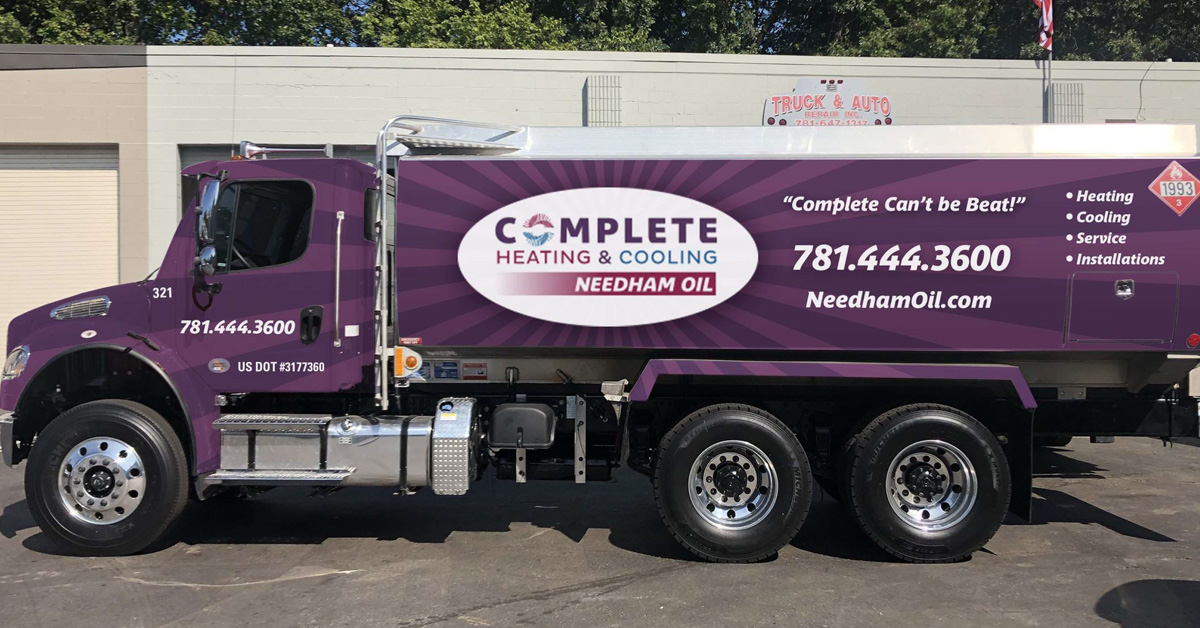 Needham Oil Complete Heating & Cooling HVAC ad creative