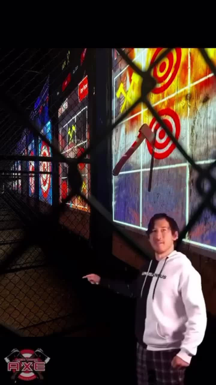 NY Axe Throwing Range Event Venue ad creative