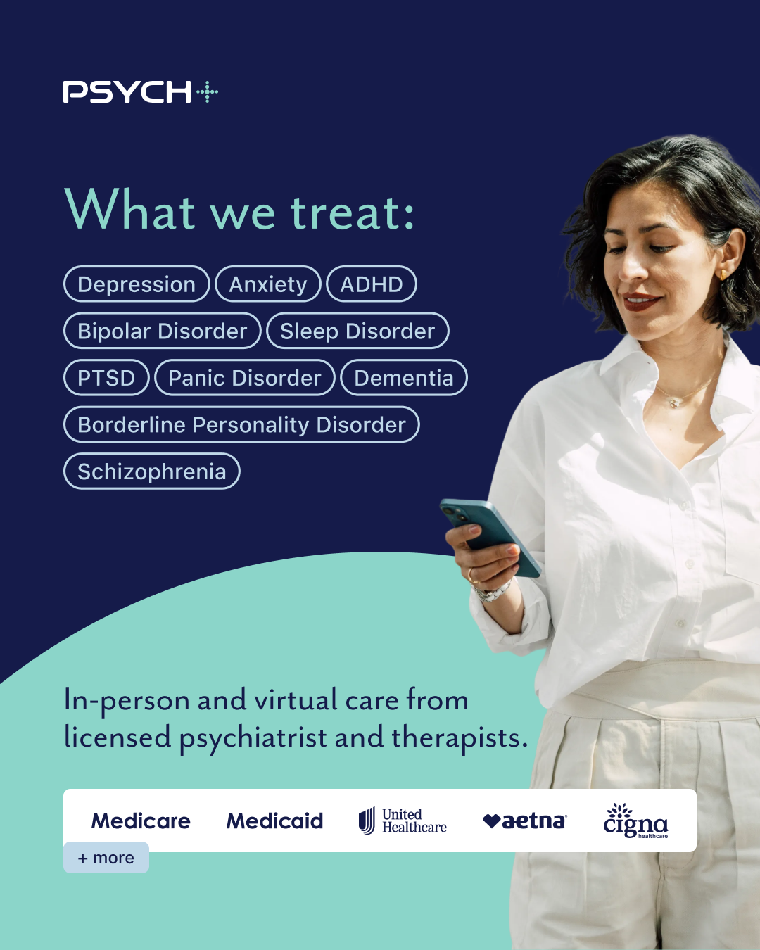 Comprehensive, high-quality mental health care