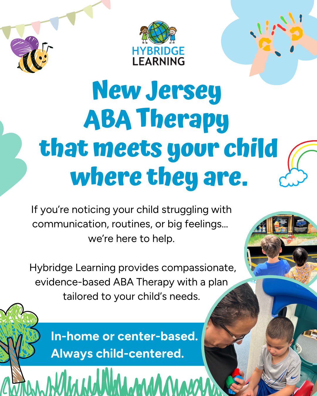 Hybridge Learning Group, LLC Therapist & Counselor ad creative