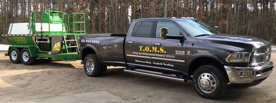 Total Outdoor Maintenance Service (T.O.M.S.) Landscaping ad creative