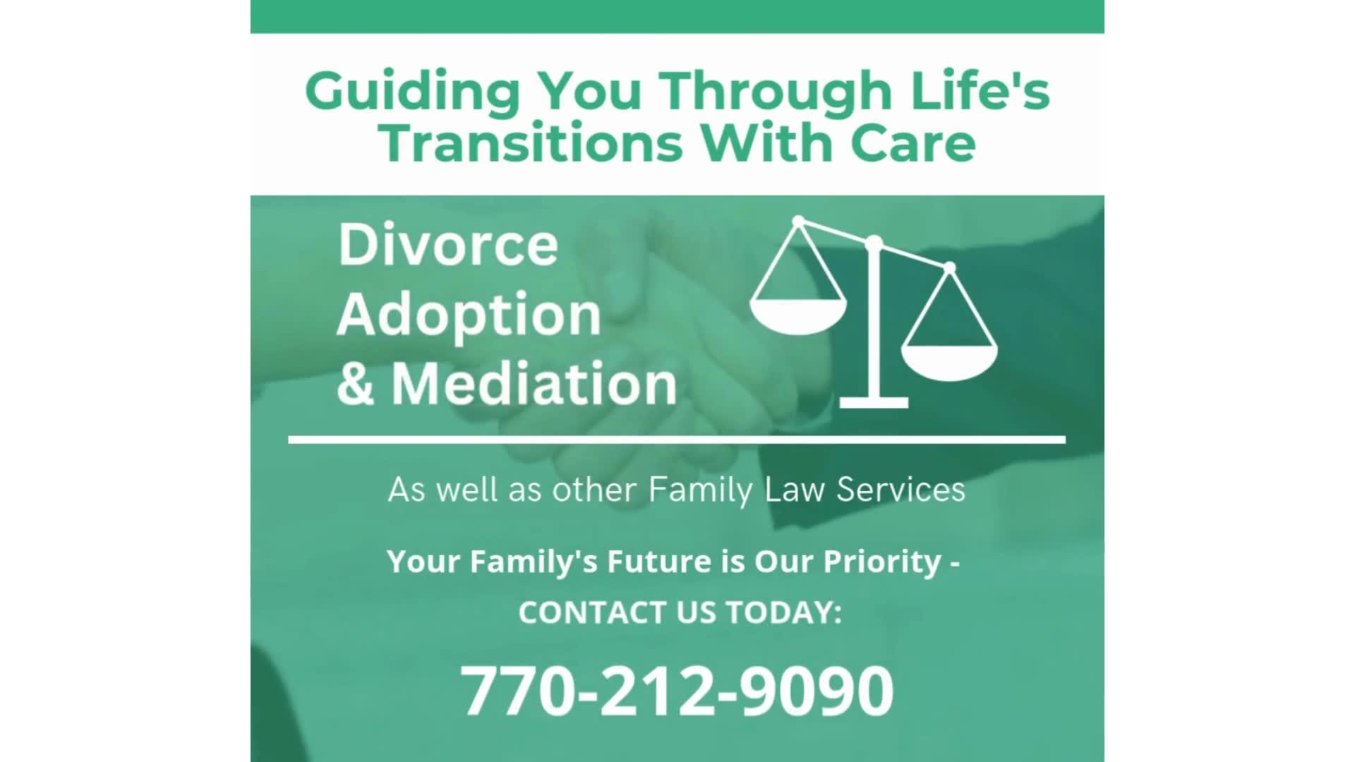 Lynn Law Firm Family Law ad creative