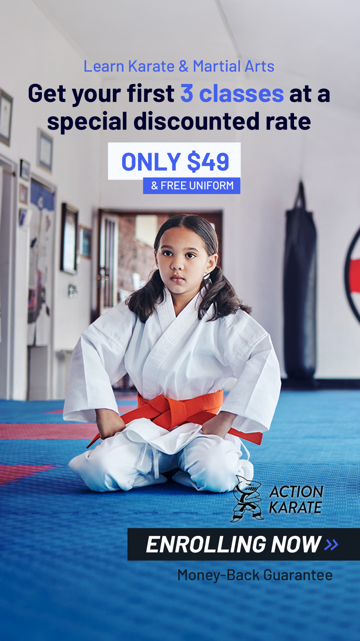 Action Karate Lebanon Martial Arts ad creative