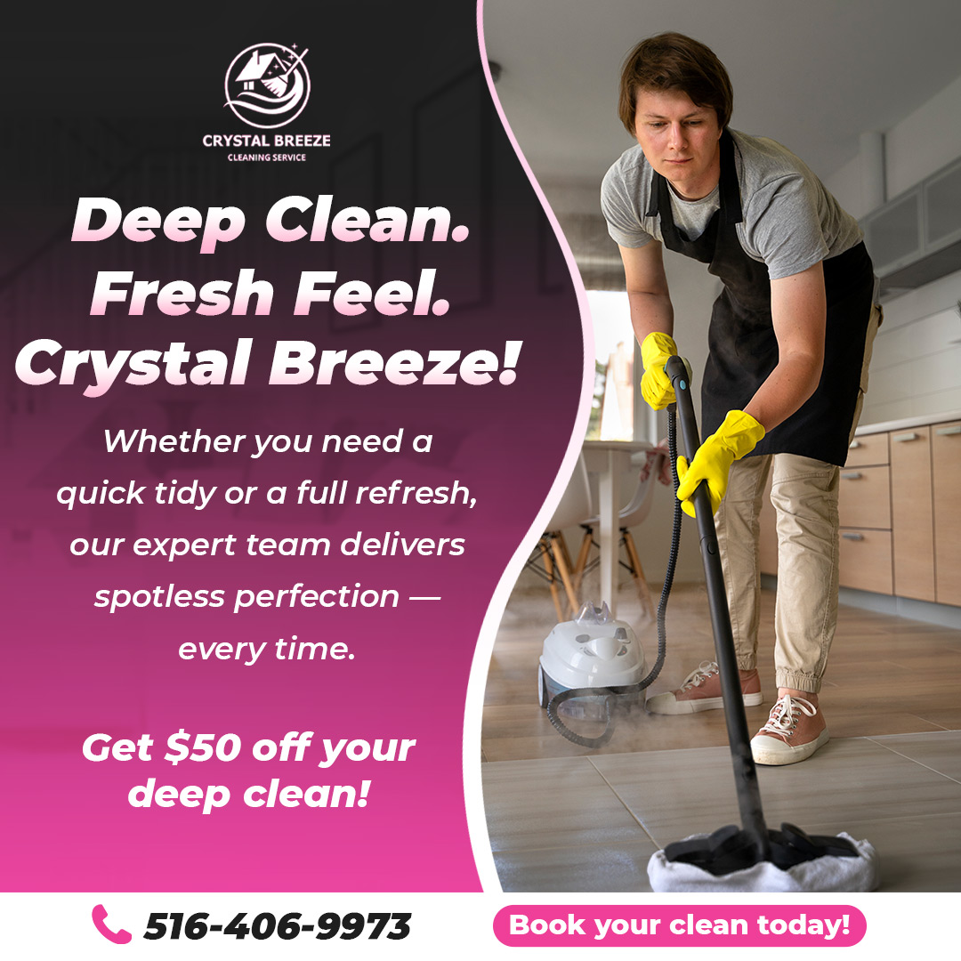 $50 OFF Your First Deep Cleaning!
