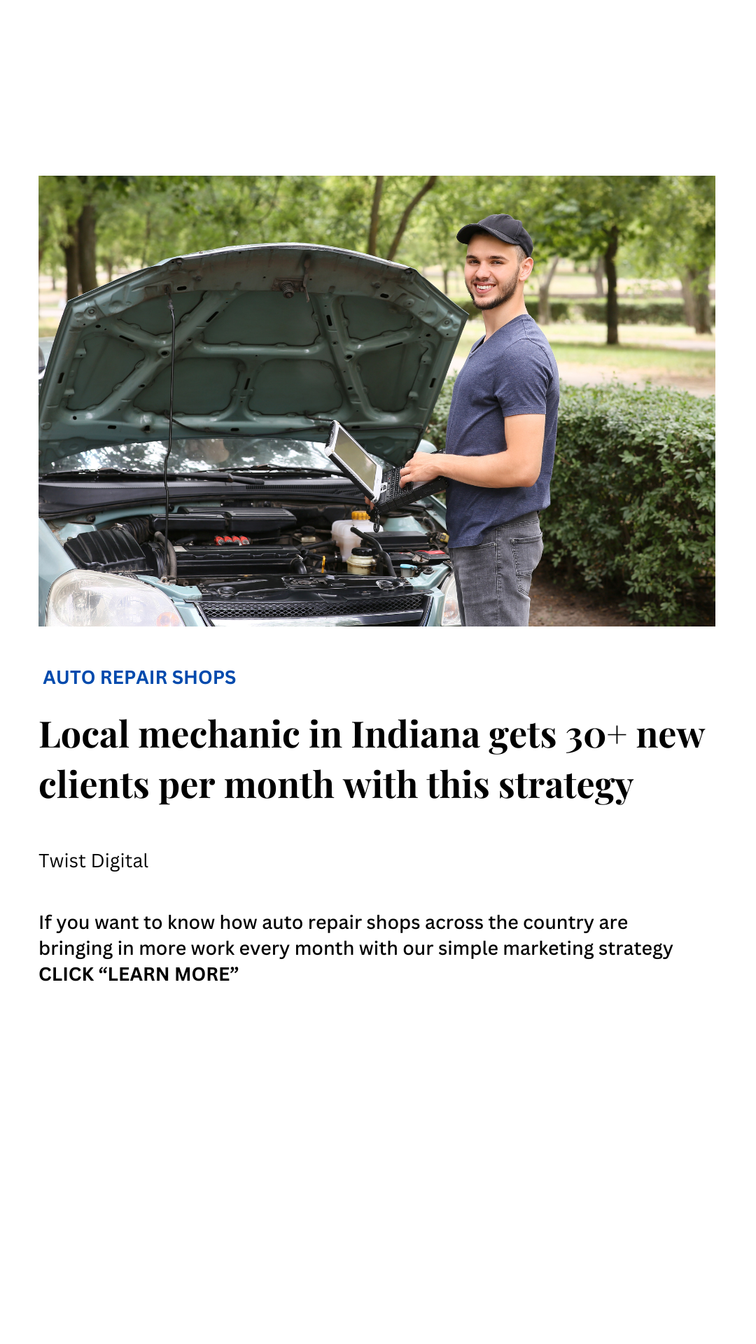 Twist Digital Digital Marketing Agency ad creative