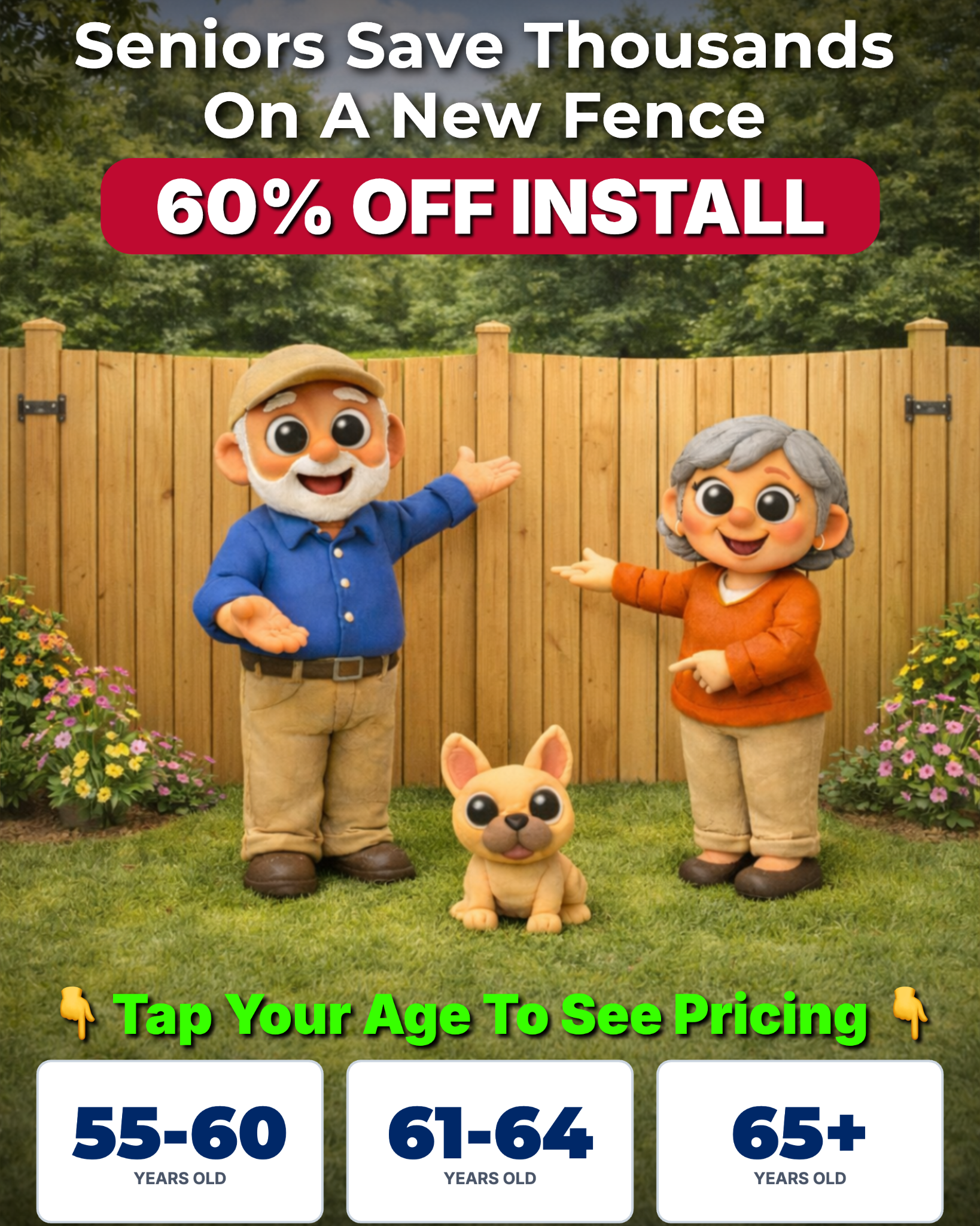 Seniors Save Thousands On New Fence