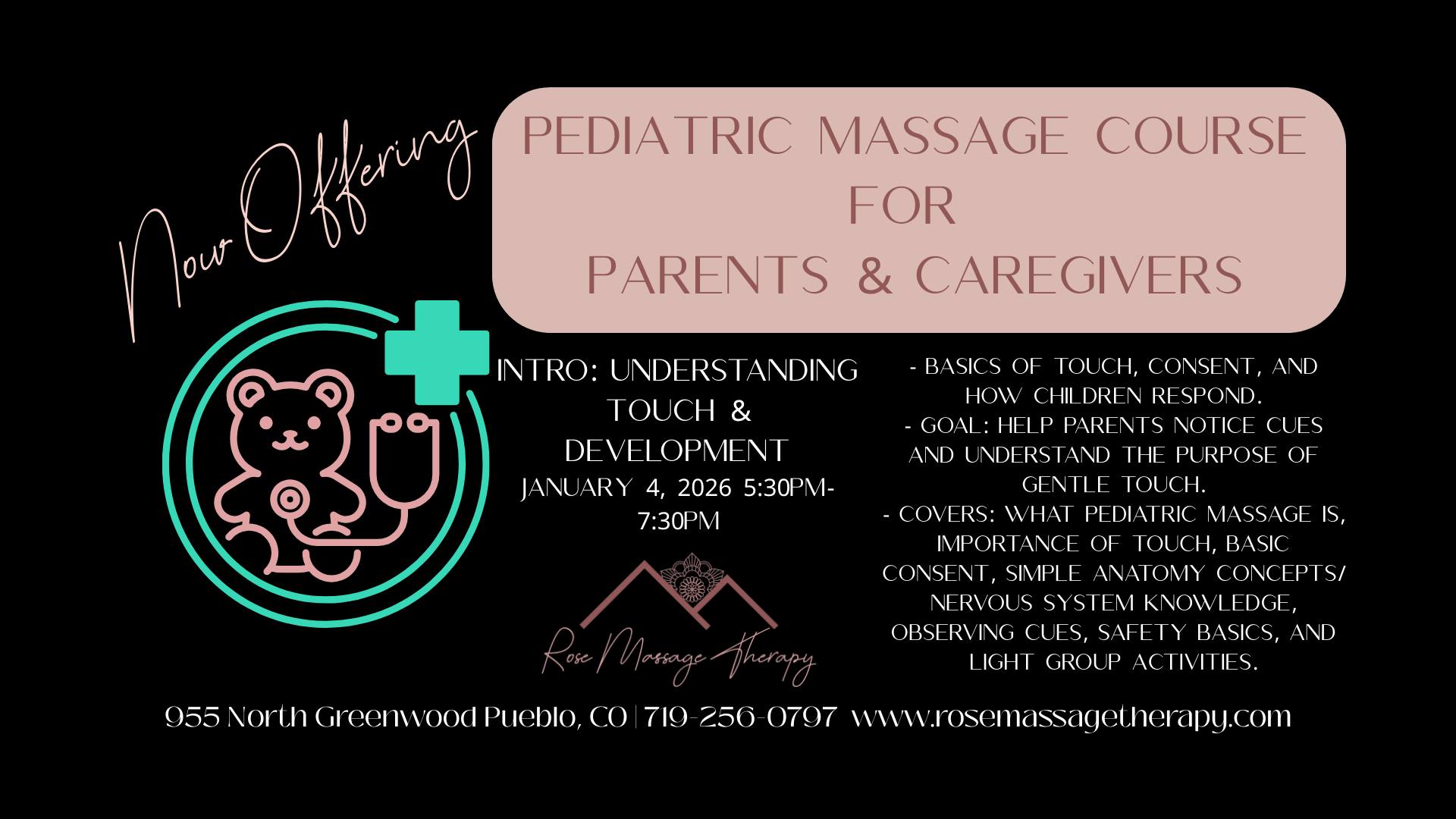 Pediatric Massage Course for Parents & Caregivers (Intro: Understanding Touch & Development)