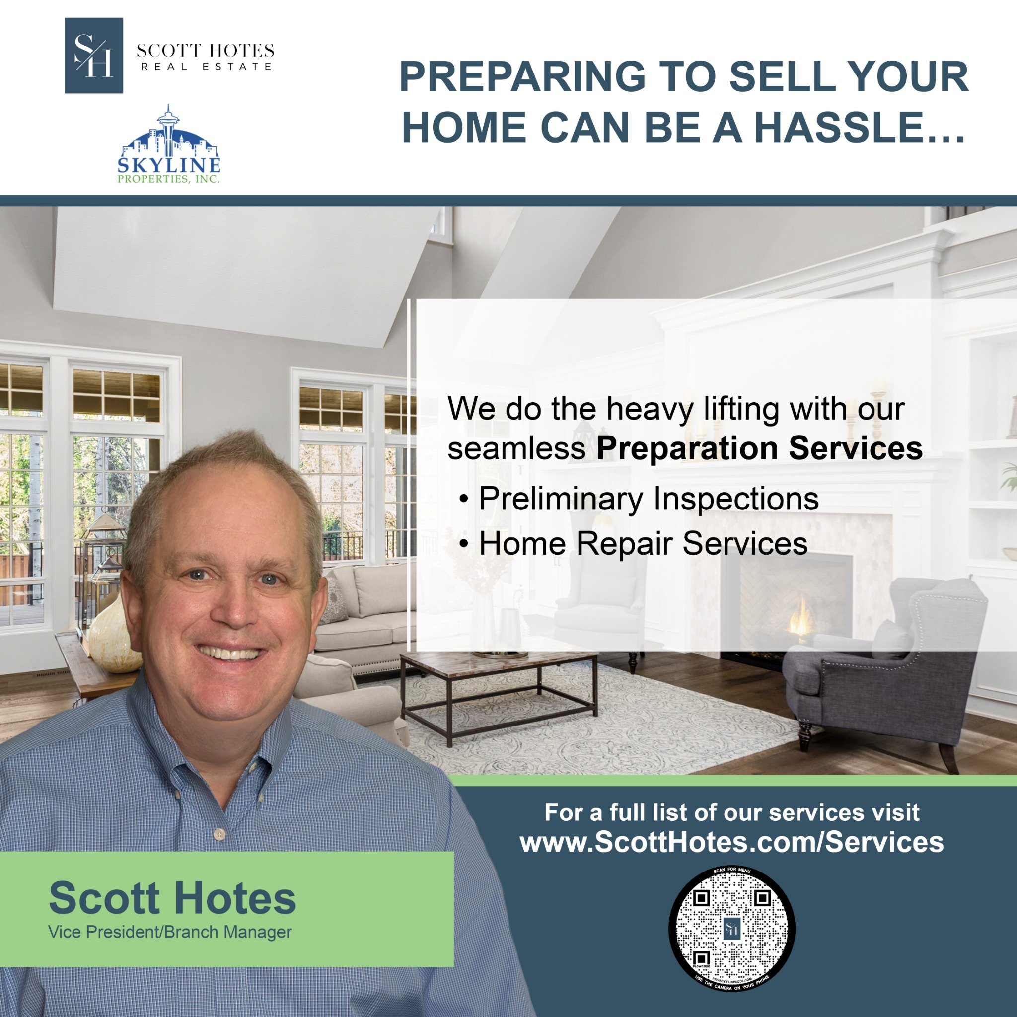Scott Hotes Sells Homes Real Estate Agent ad creative