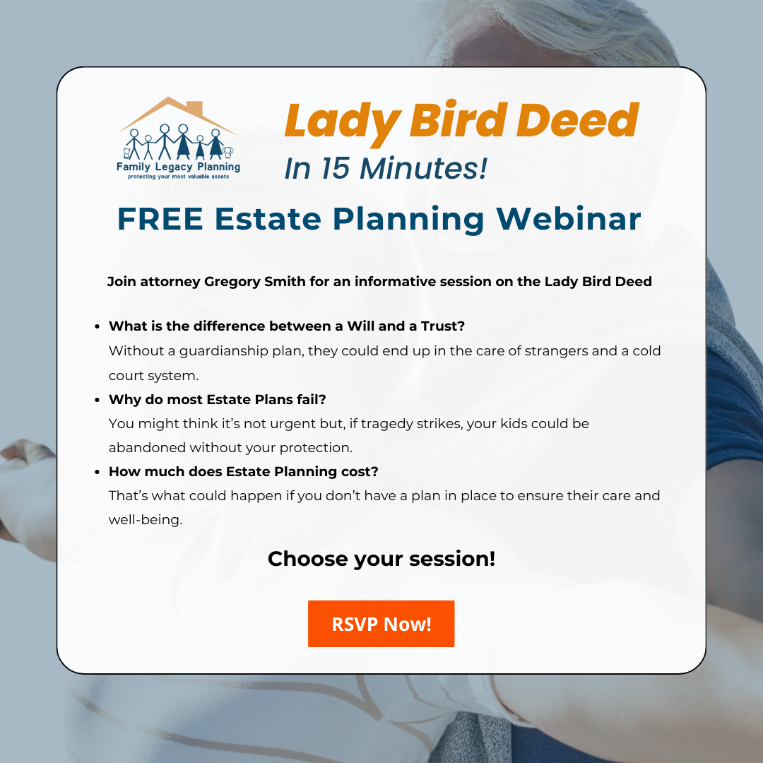 Family Legacy Planning Tavares Estate Planning ad creative