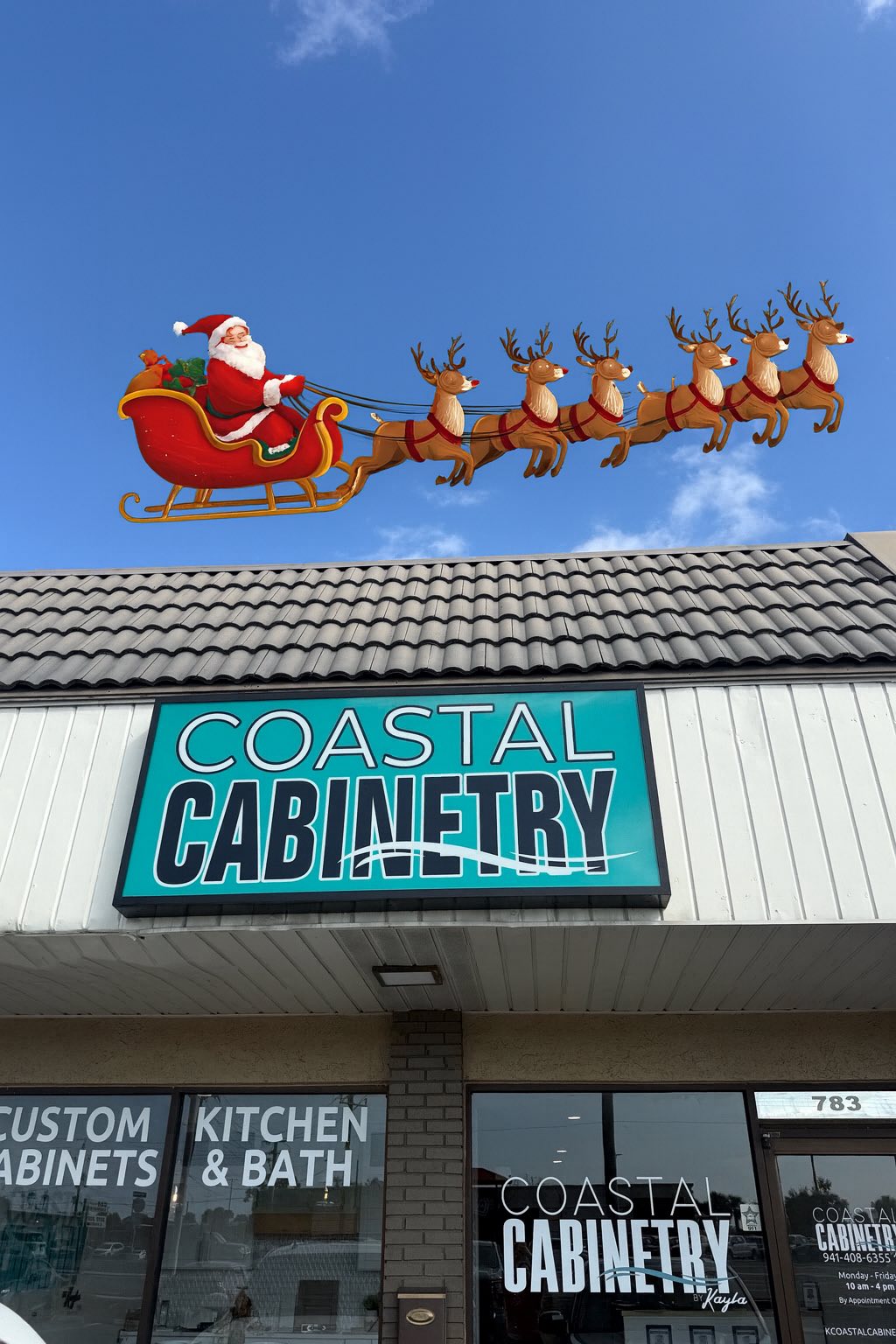 Kayla's Coastal Cabinetry Cabinet & Countertop ad creative