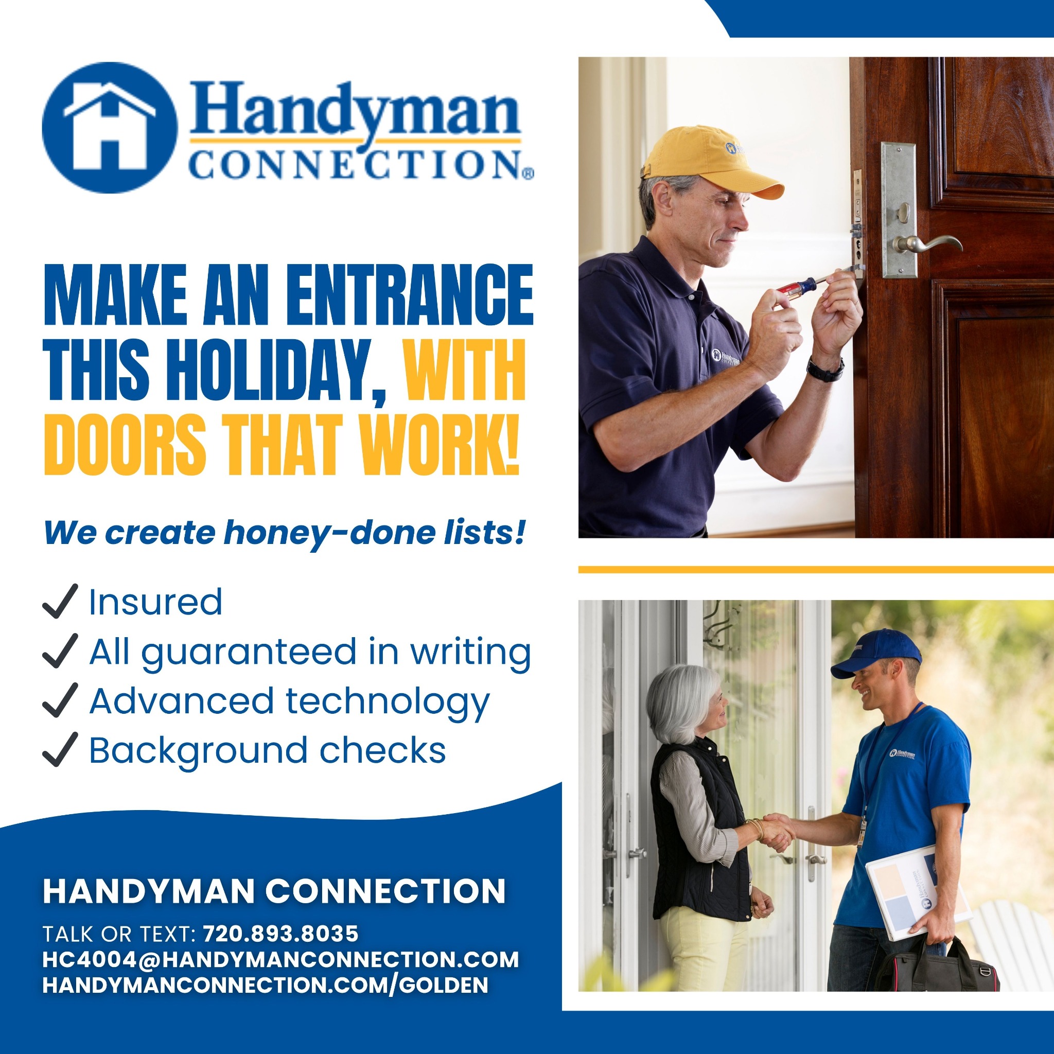 Best Reliable Handyman in Golden, CO l Handyman Connection
