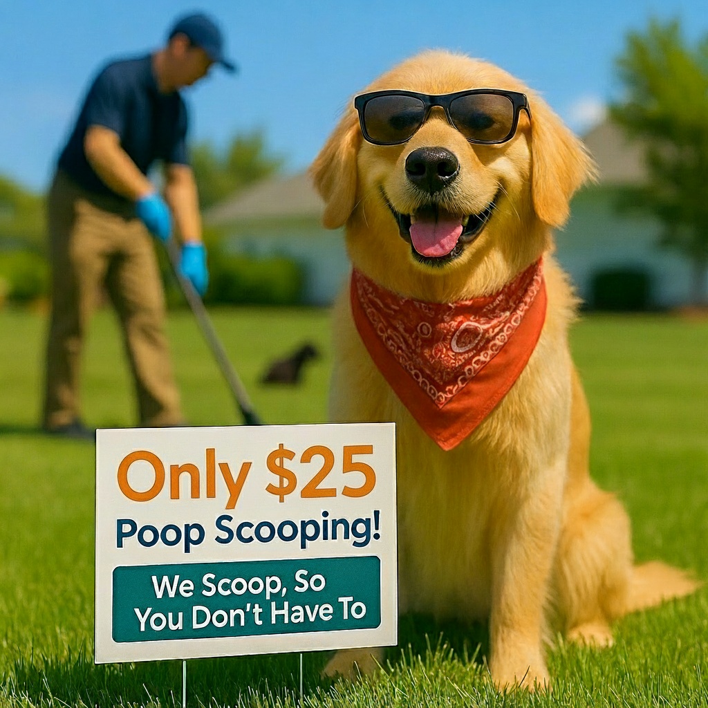 $25 Scooping! You Relax, We Scoop.