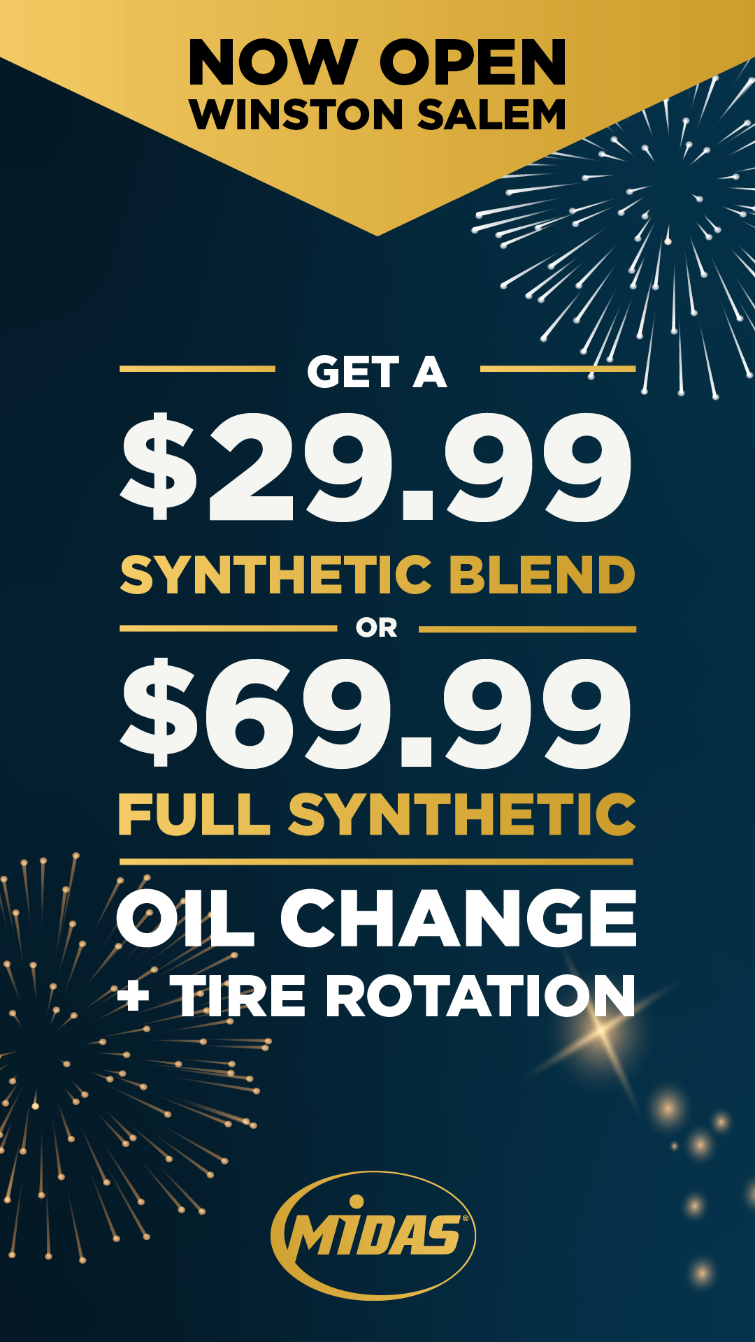 Midas Auto Repair ad creative