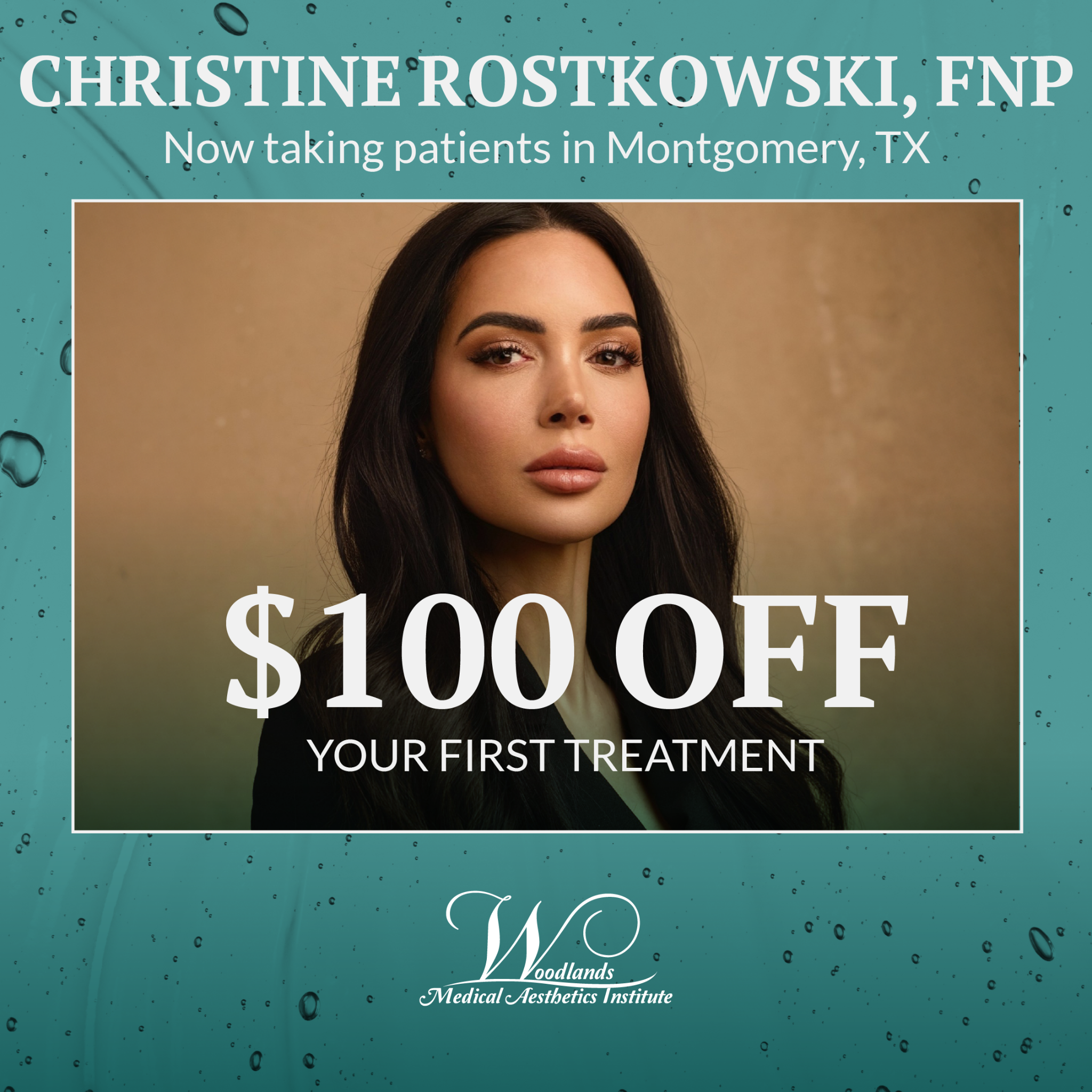 Woodlands Medical Aesthetics Institute Med Spa ad creative