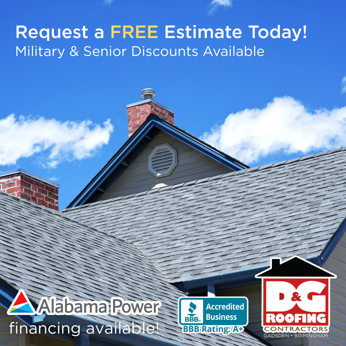 D & G Roofing Contractors Roofing ad creative