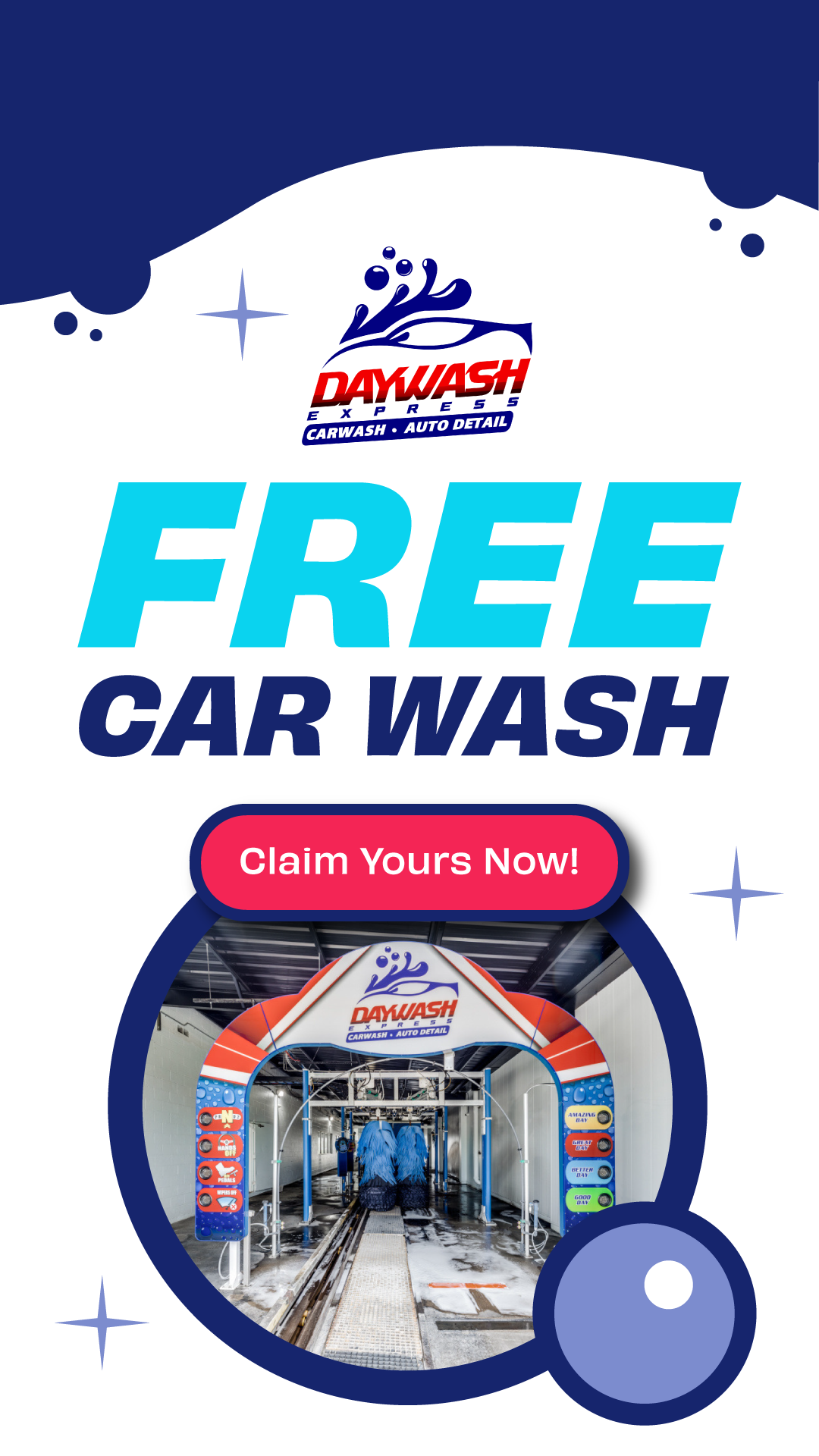 Get Your Free Car Wash
