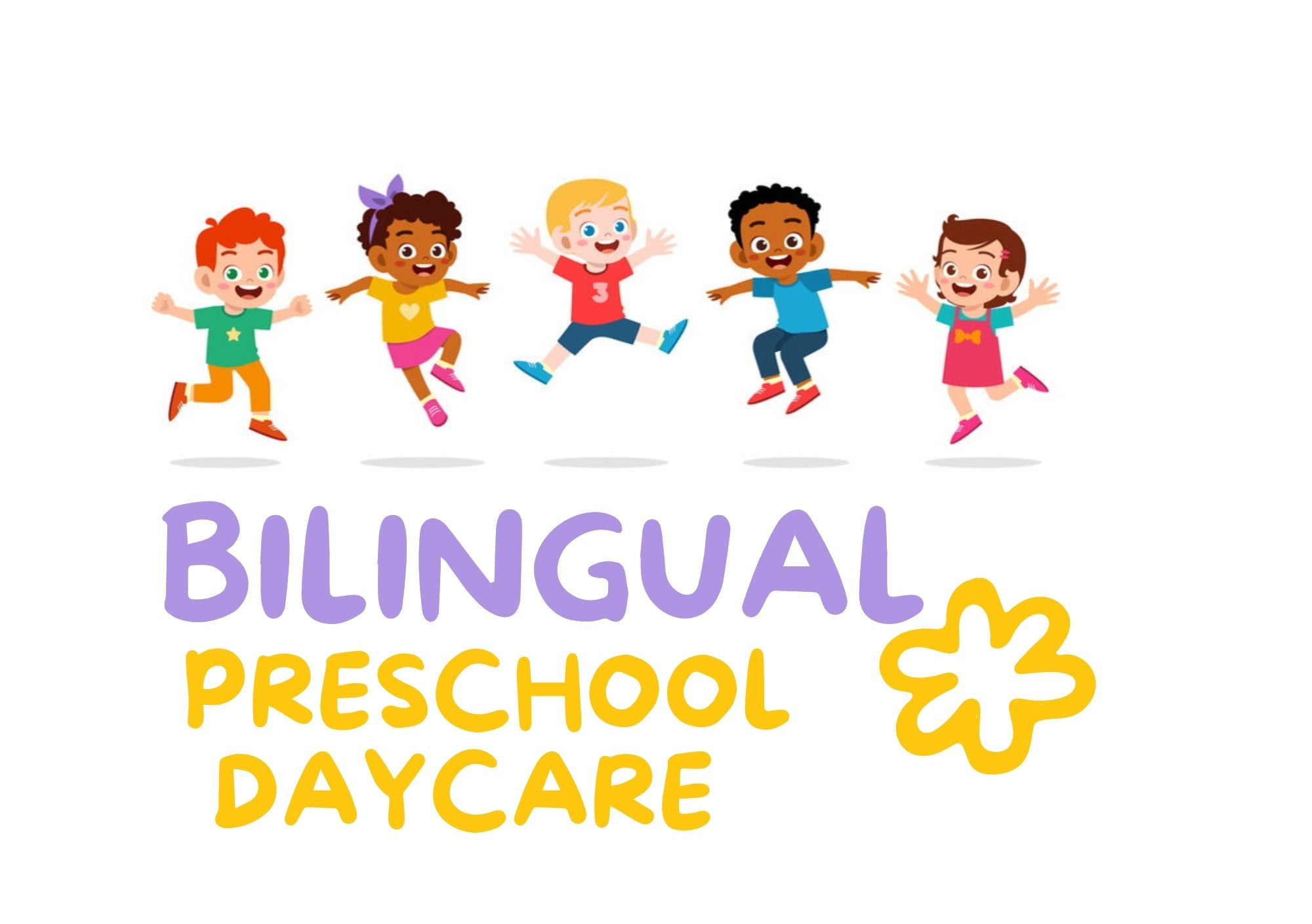Bilingual daycare and preschool Daycare ad creative