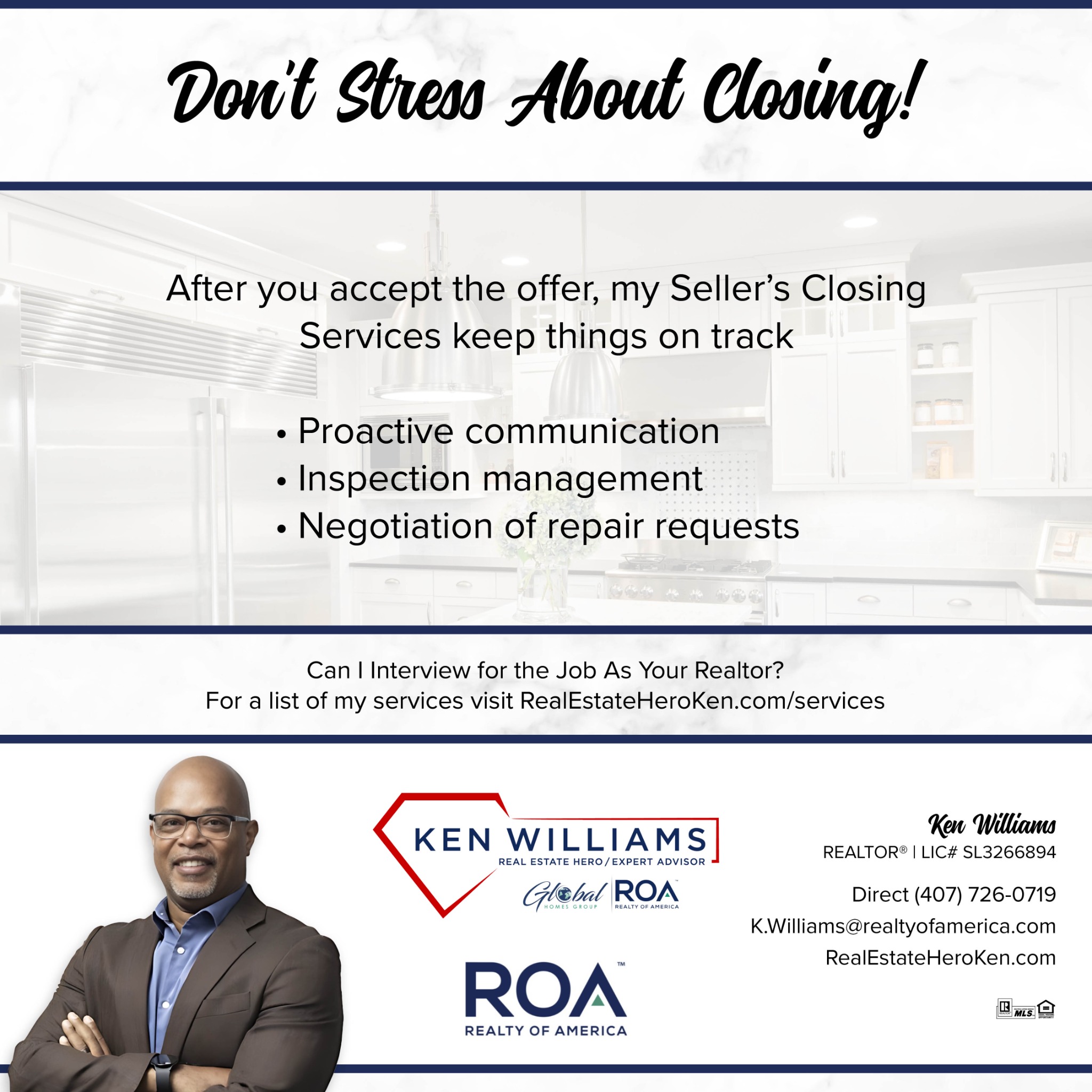 Ken Williams Real Estate HERO Real Estate Agent ad creative