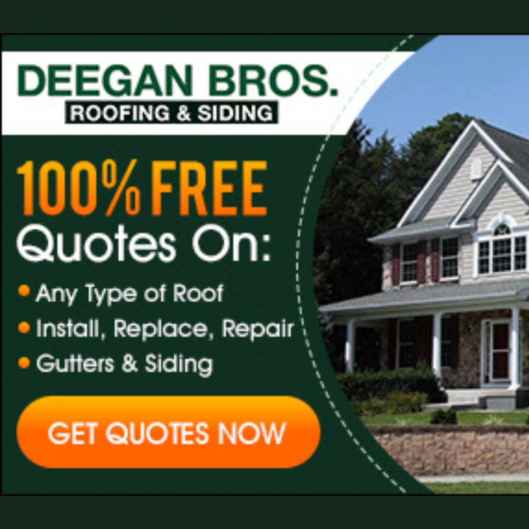 Deegan Brothers Roofing & Siding Roofing ad creative