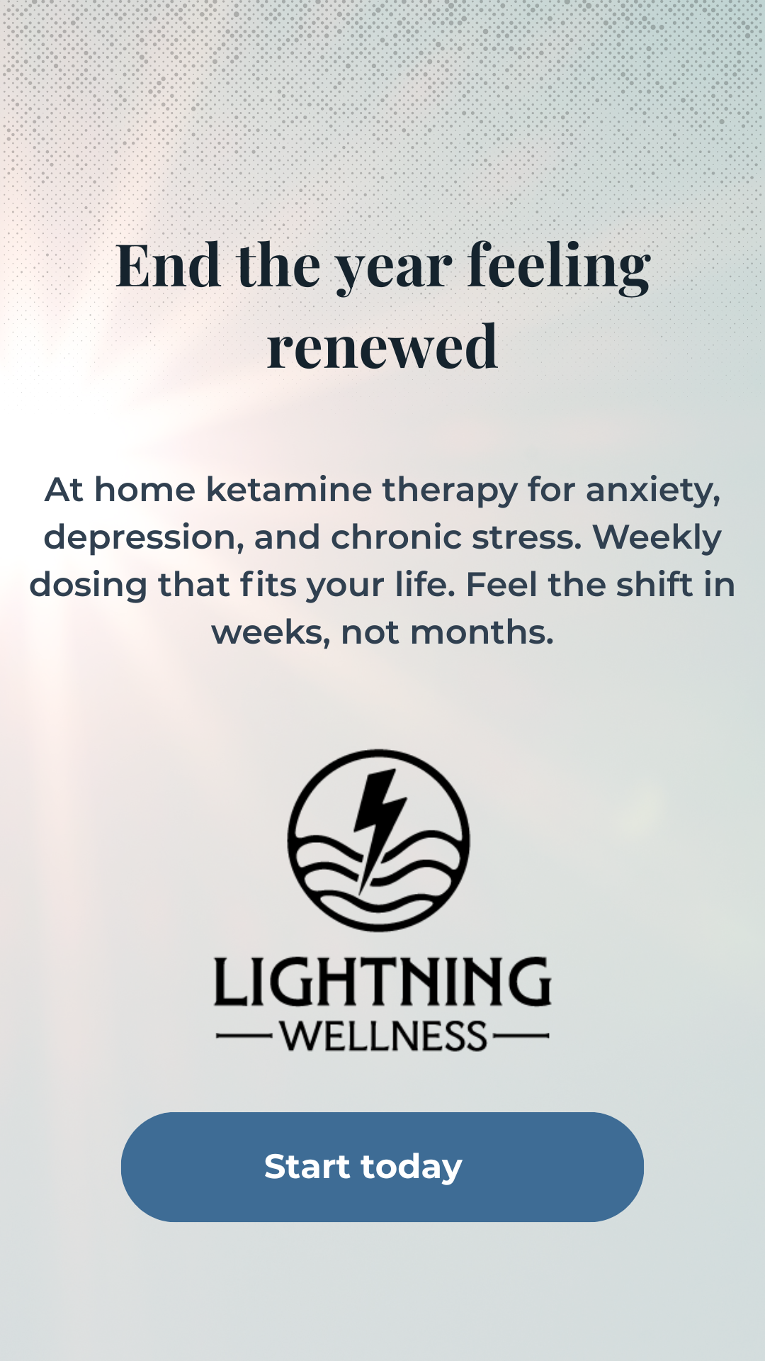 Lightning Wellness Therapist & Counselor ad creative