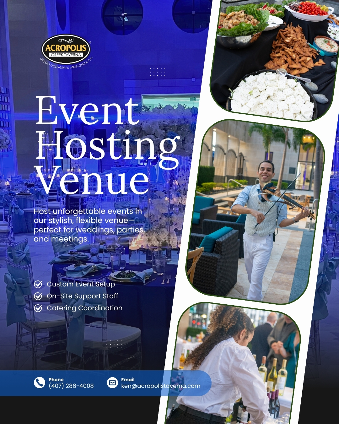 Acropolis Greek Taverna - Orlando Restaurant ad creative