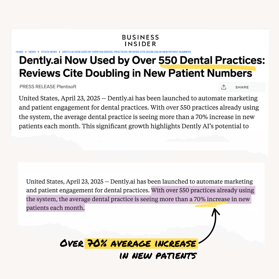 Dently - Dental A.I. Digital Marketing Agency ad creative