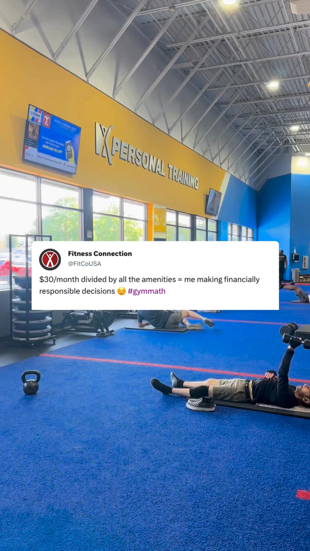 Fitness Connection Gym ad creative