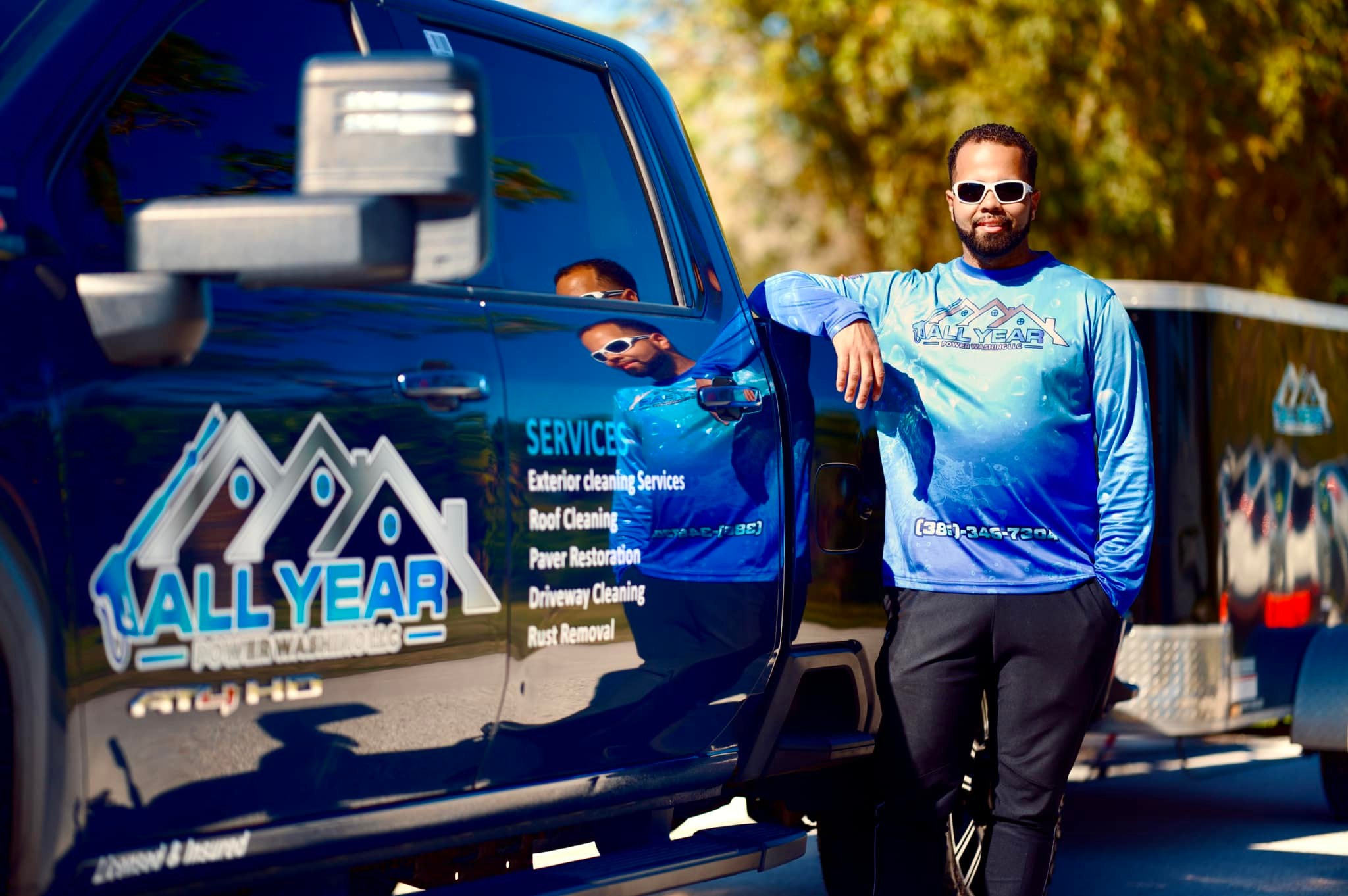 All year Powerwashing LLC. Pressure Washing ad