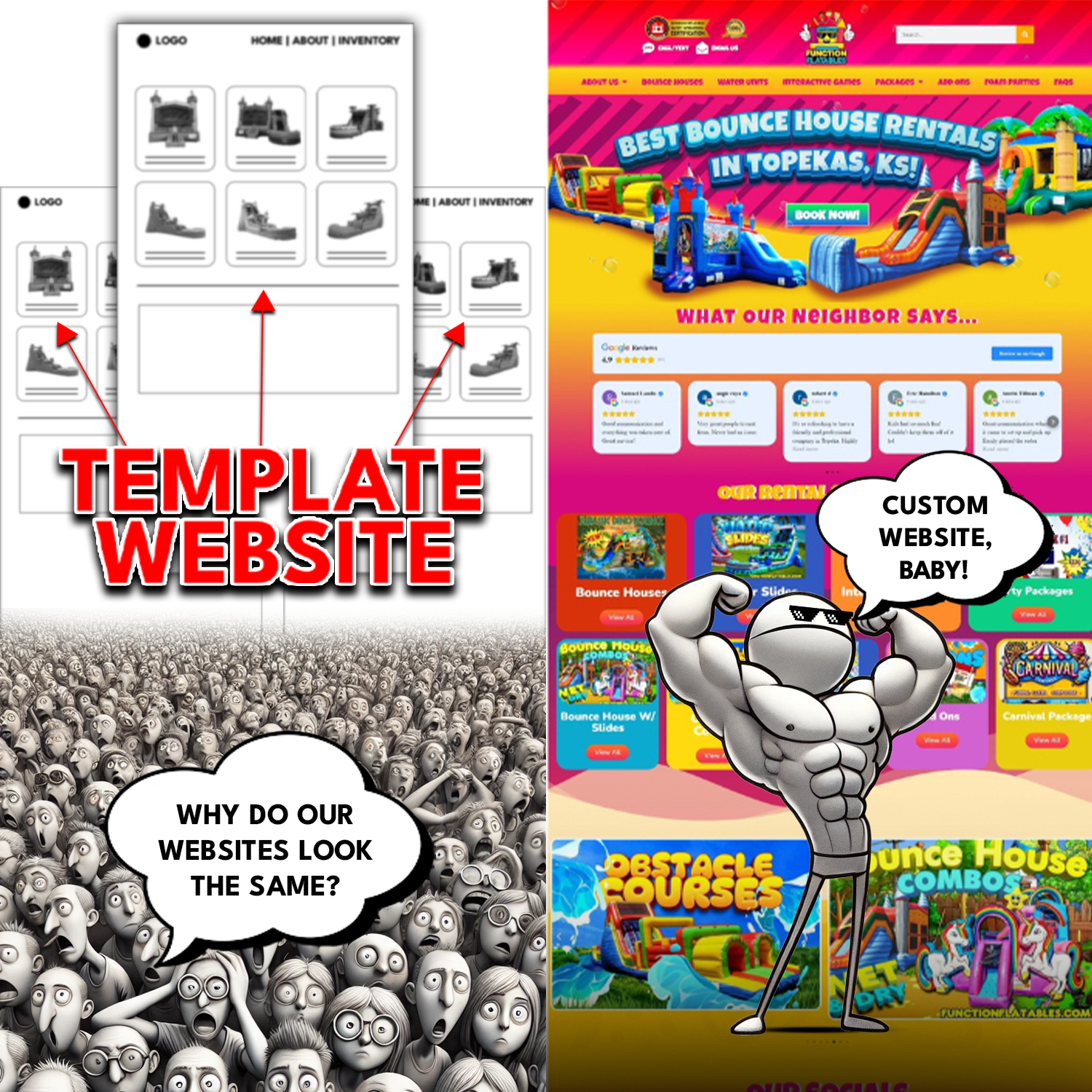 Event Hawk Software Dev Services ad creative