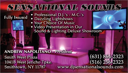 Sensational Sounds DJ Entertainment inc DJ Service ad creative