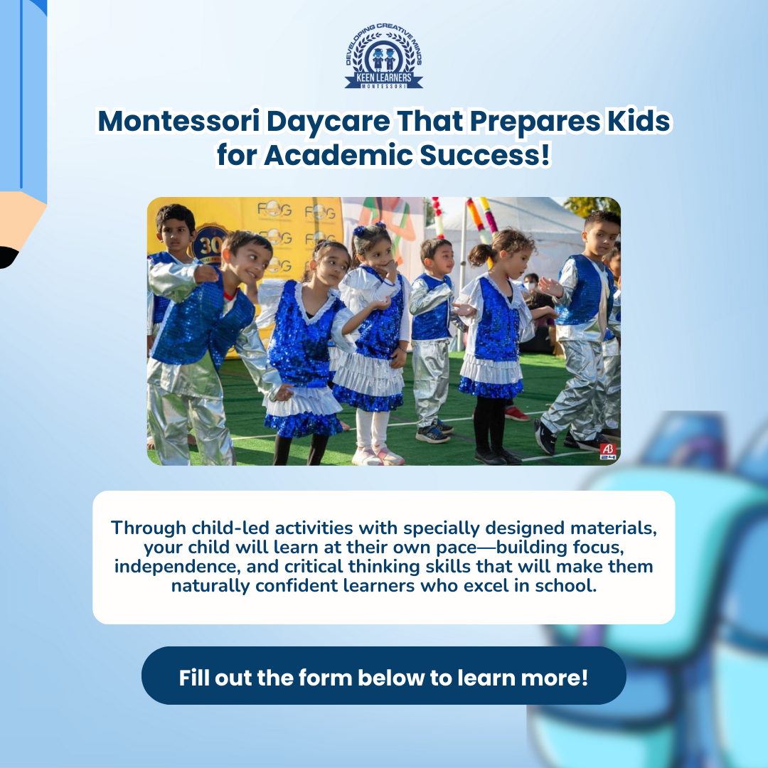 Keen Learners Montessori Preschool ad creative