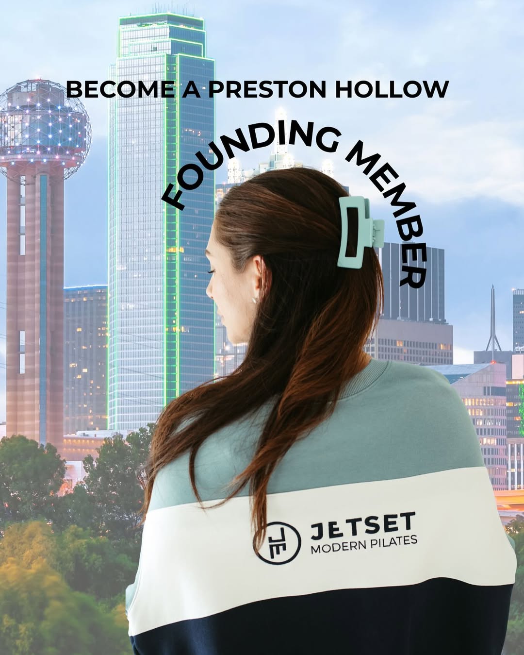 Jetset Pilates Preston Hollow Pilates Studio ad creative